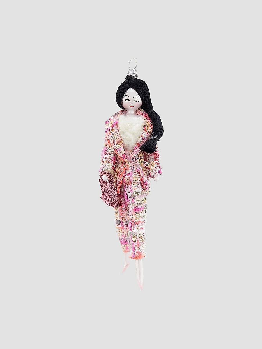 Soffieria De Carlini Lady In CHANEL Suit Ornament