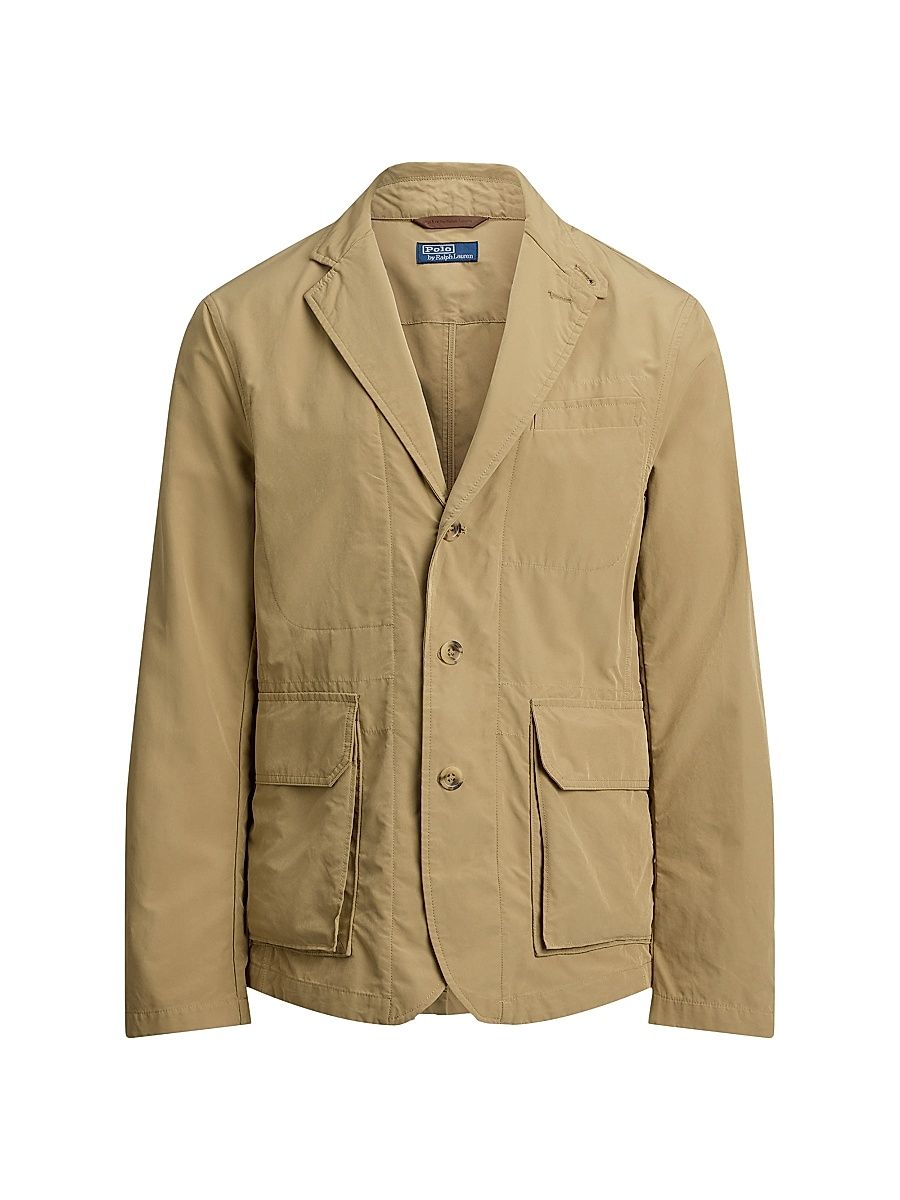 Men's Pearson Solid Sport Coat - Khaki - Size Large