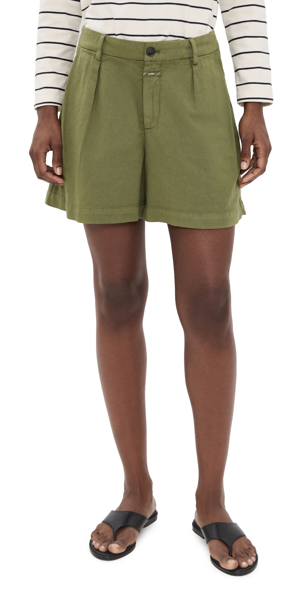 Closed Revyl Twill Shorts Hunter Green 29