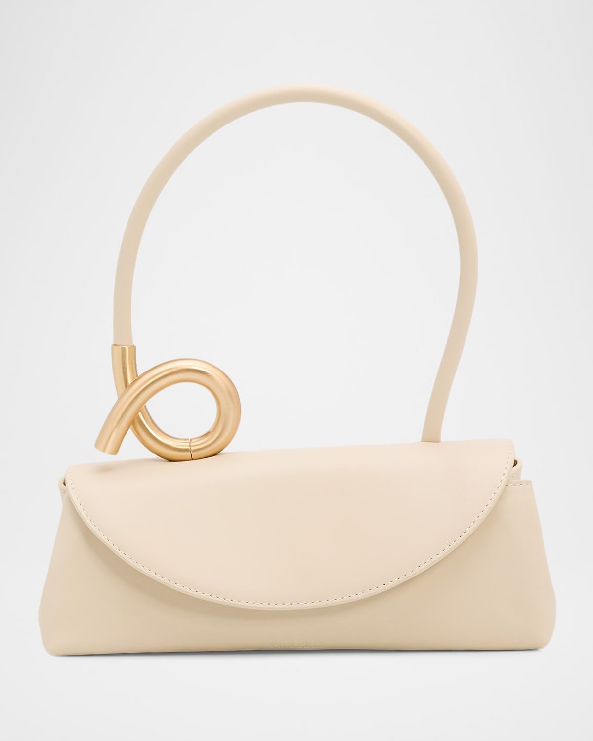 Azariah Sculptural Twist Leather Shoulder Bag