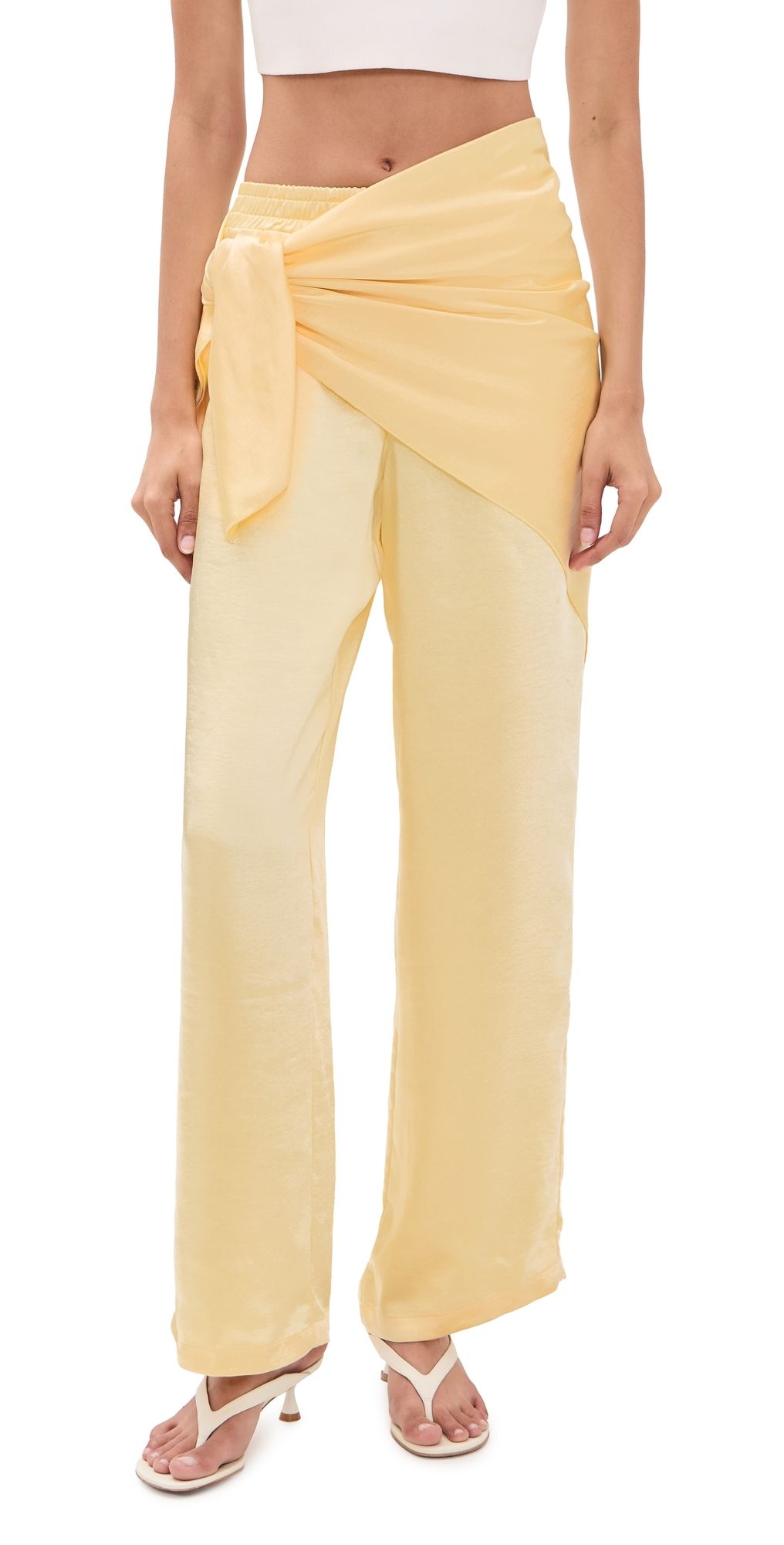 4th & Reckless Corbie Trousers Lemon XL
