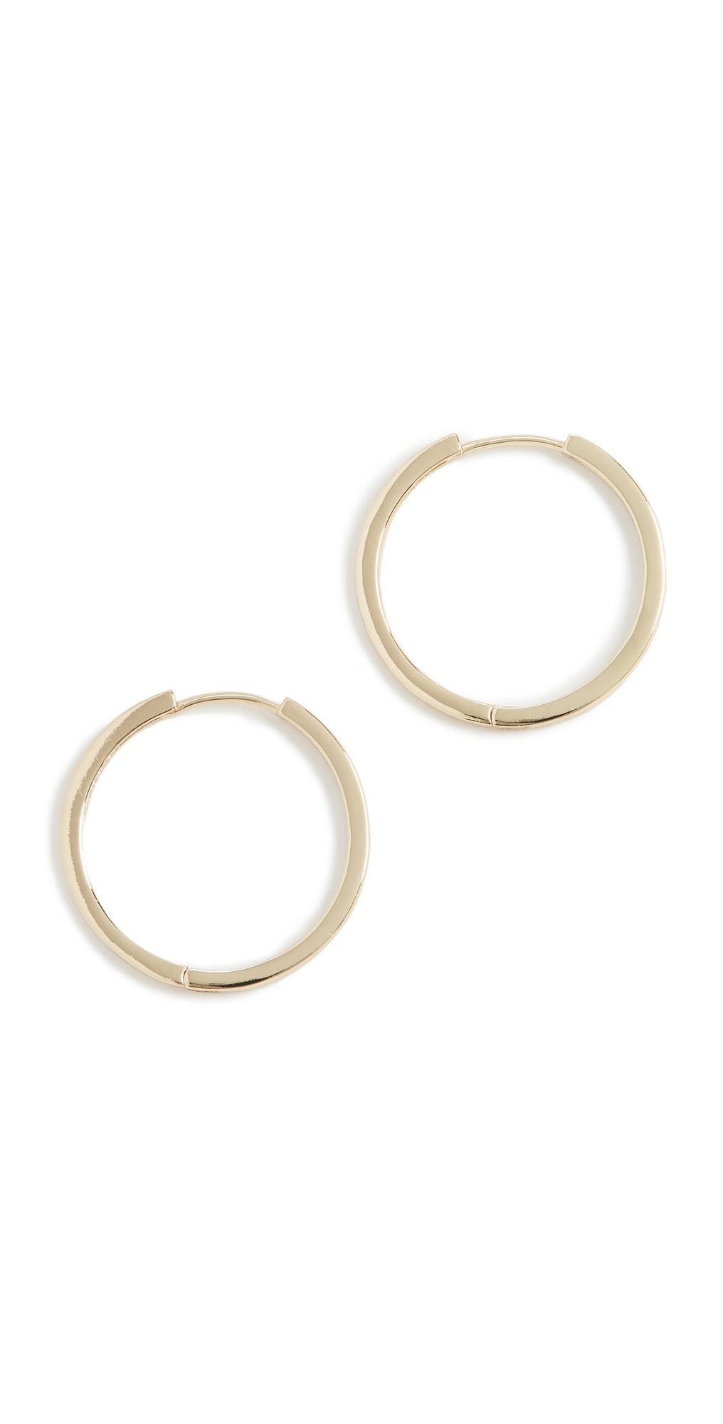 SHASHI Timeless Hoops Gold One Size