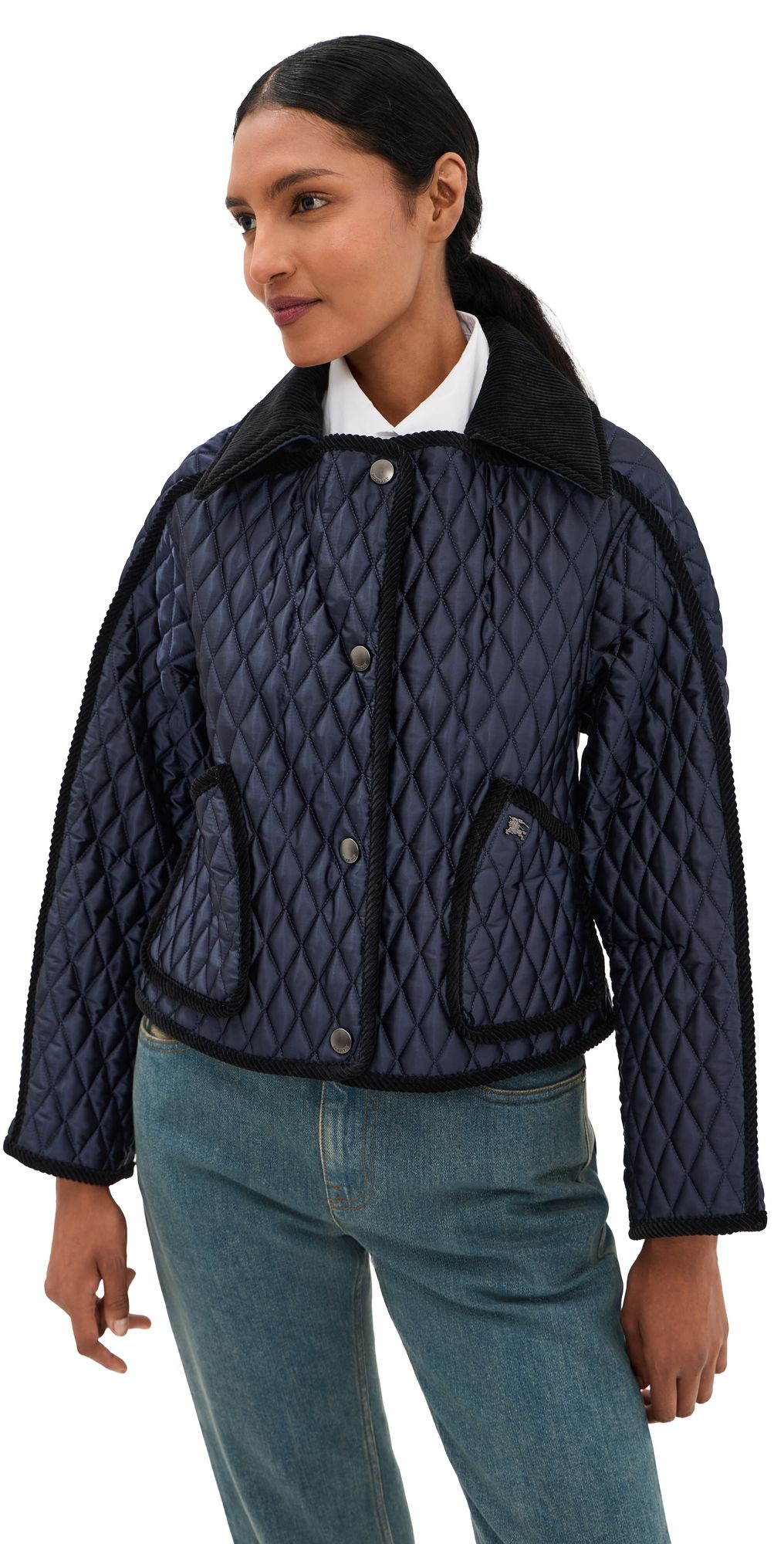Burberry Floriston Short Jacket Storm XL