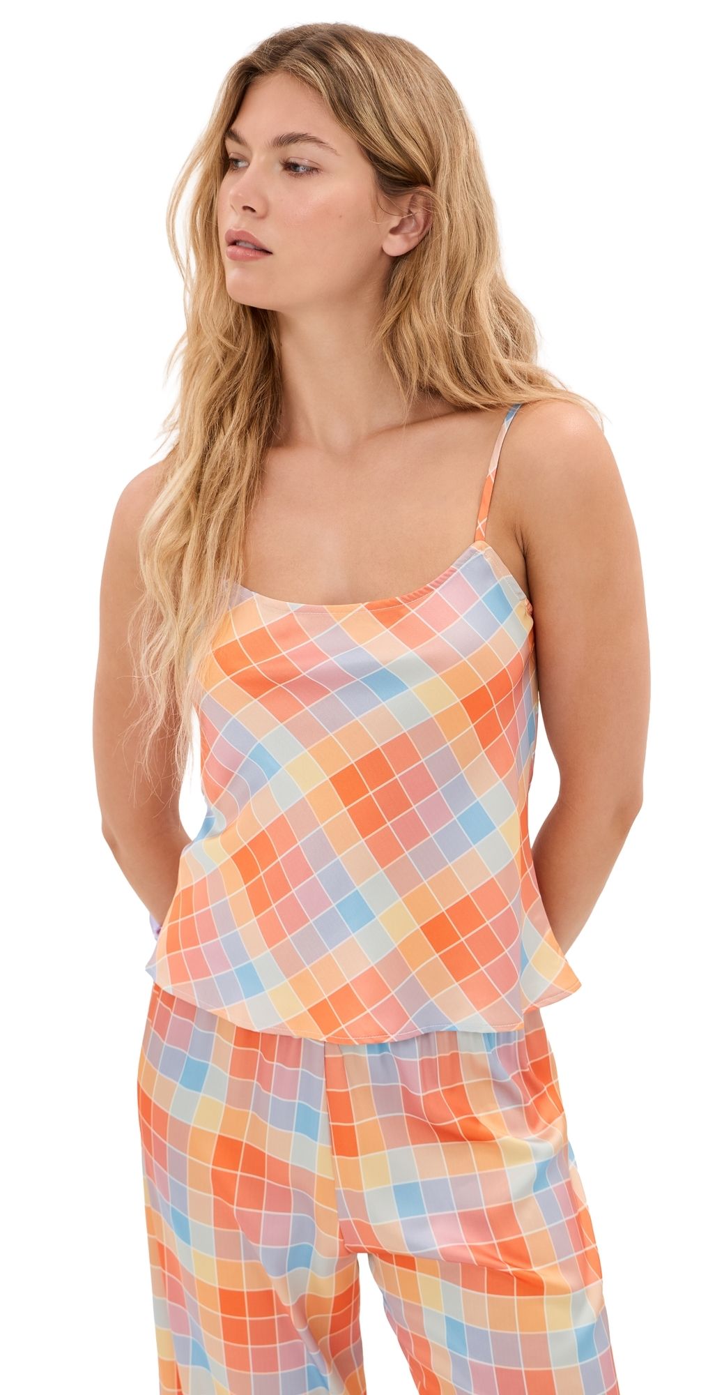 Madelynne Orchard Tank Multi Plaid S