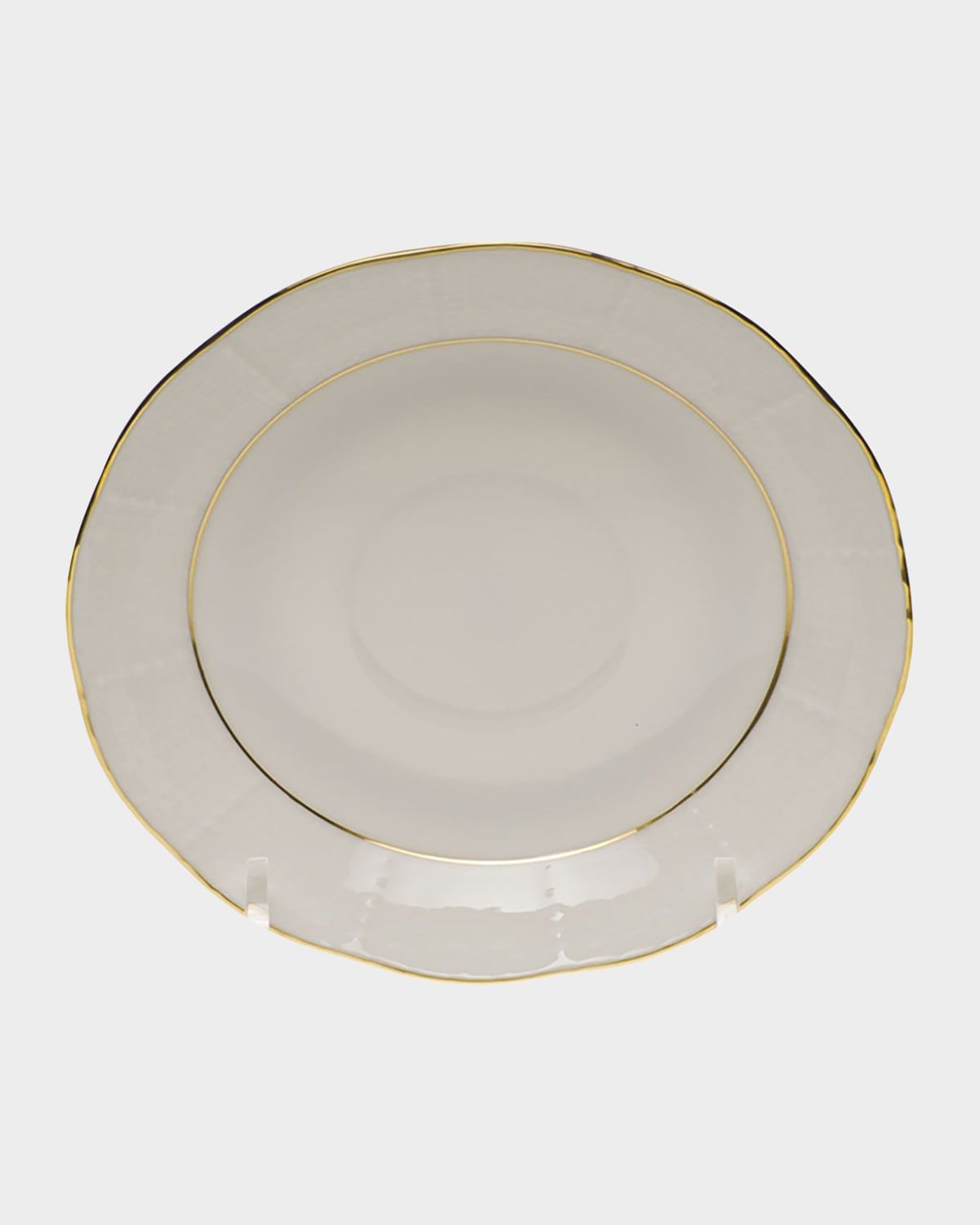 Golden Edge After Dinner Saucer