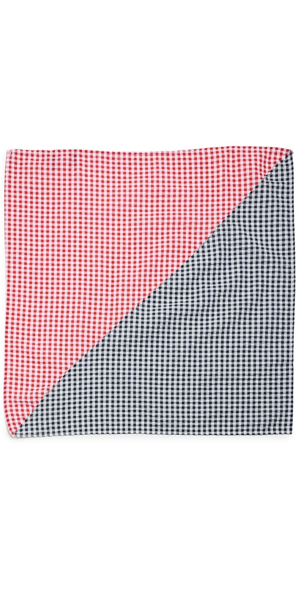 LE BOP Gingham Check Bandana Red/Navy Check One Size