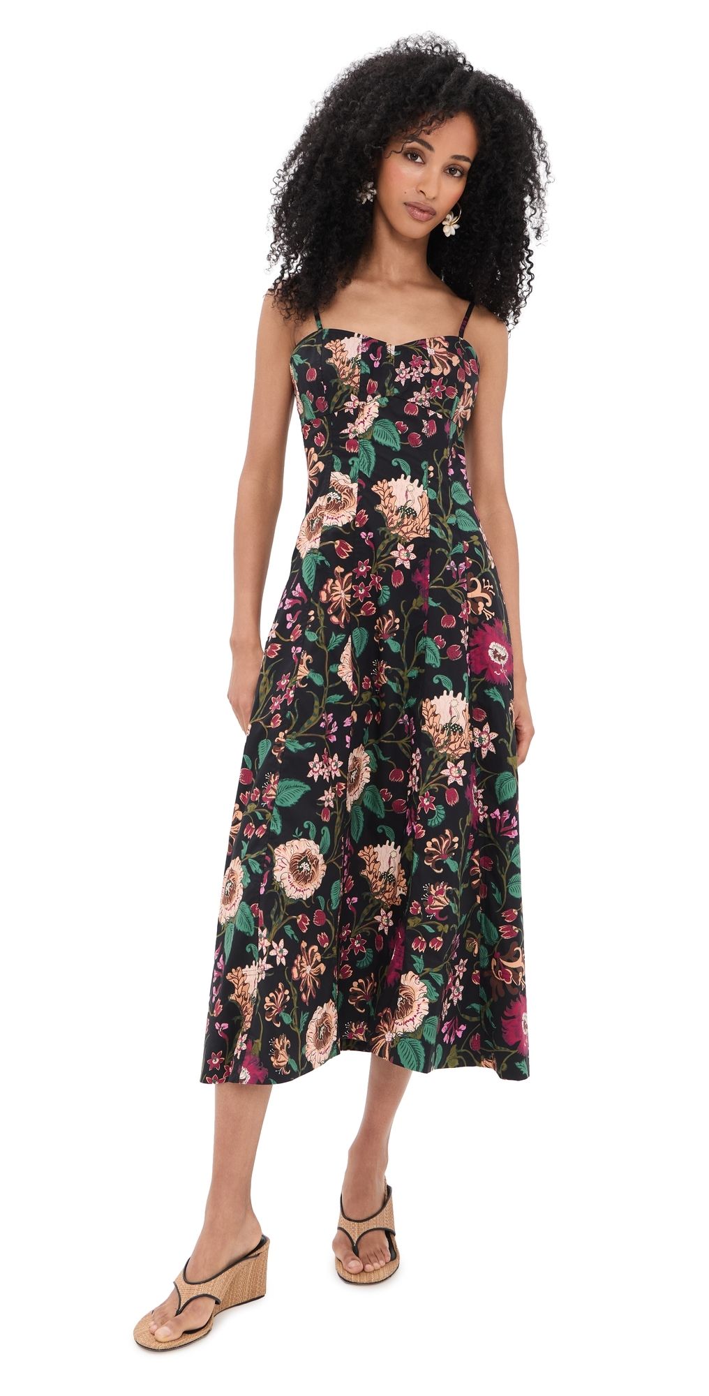 Ulla Johnson Fiora Cotton Dress Dahlia 0