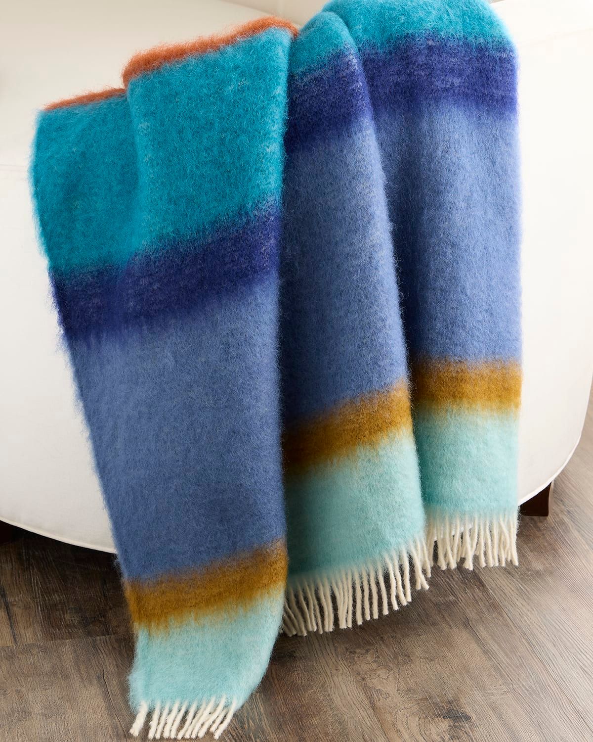 Matisse Mohair & Wool Throw, 51" x 79"