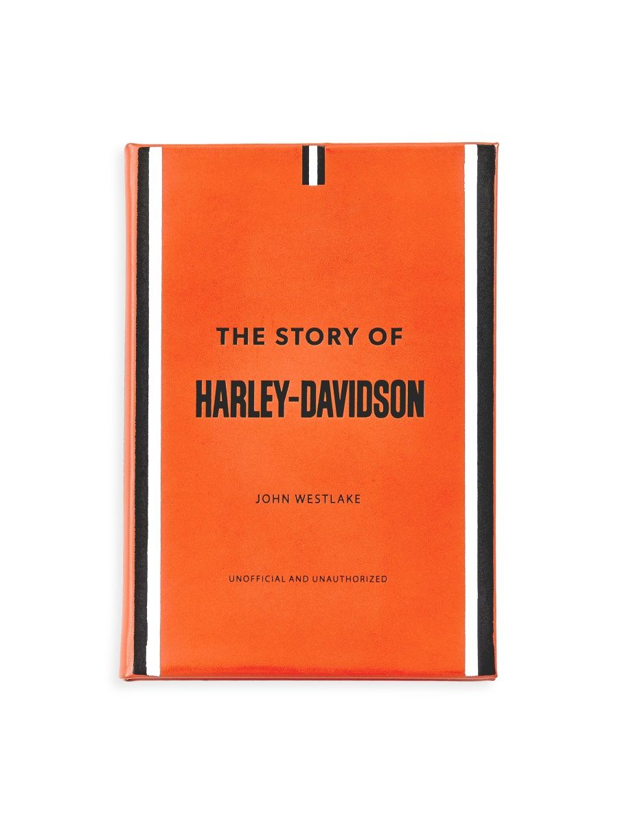 Graphic Image ''The Story Of Harley-Davidson'' Book - Burnt Orange