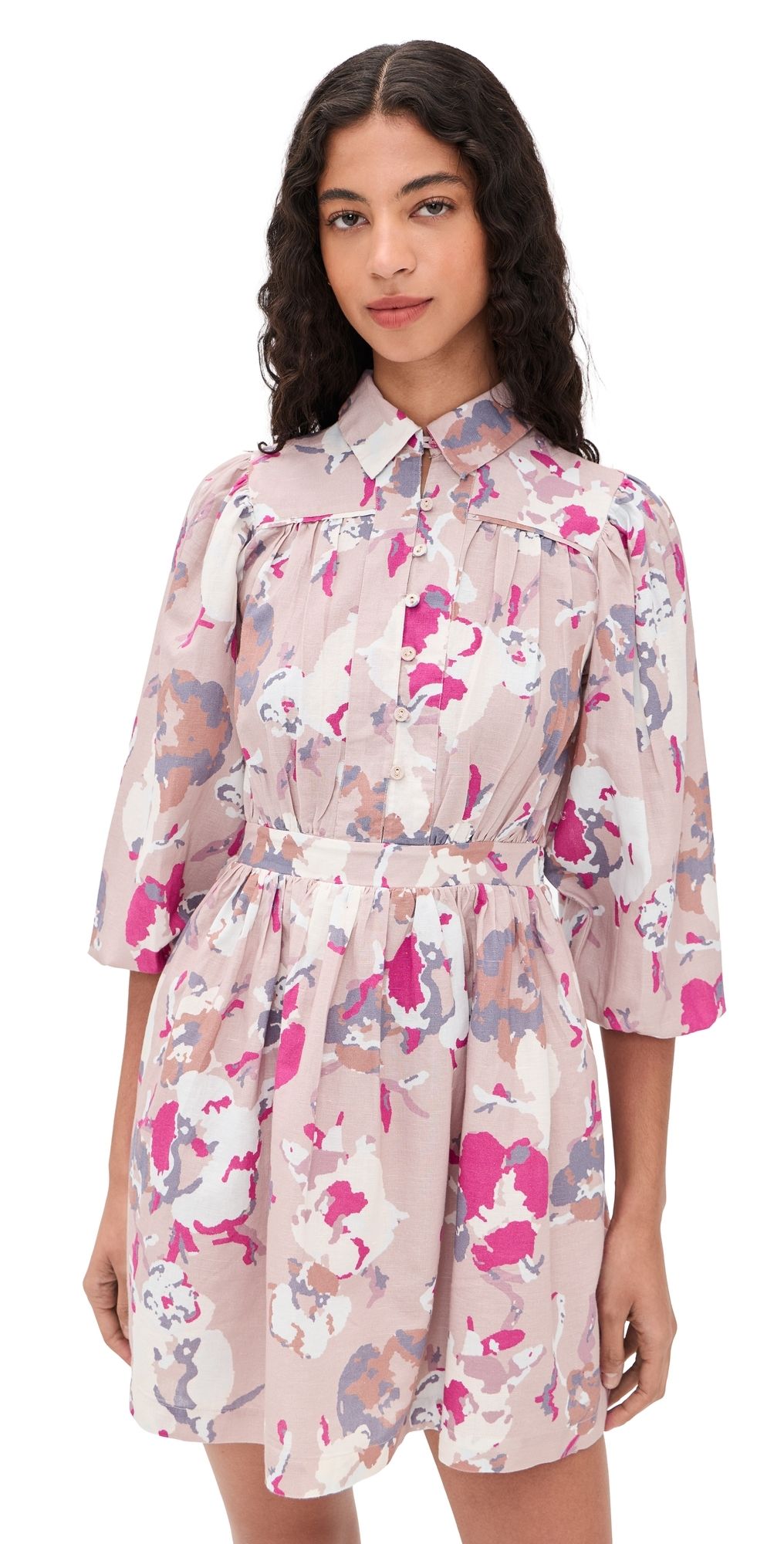 Cleobella Leigh Mini Dress Blume Print M