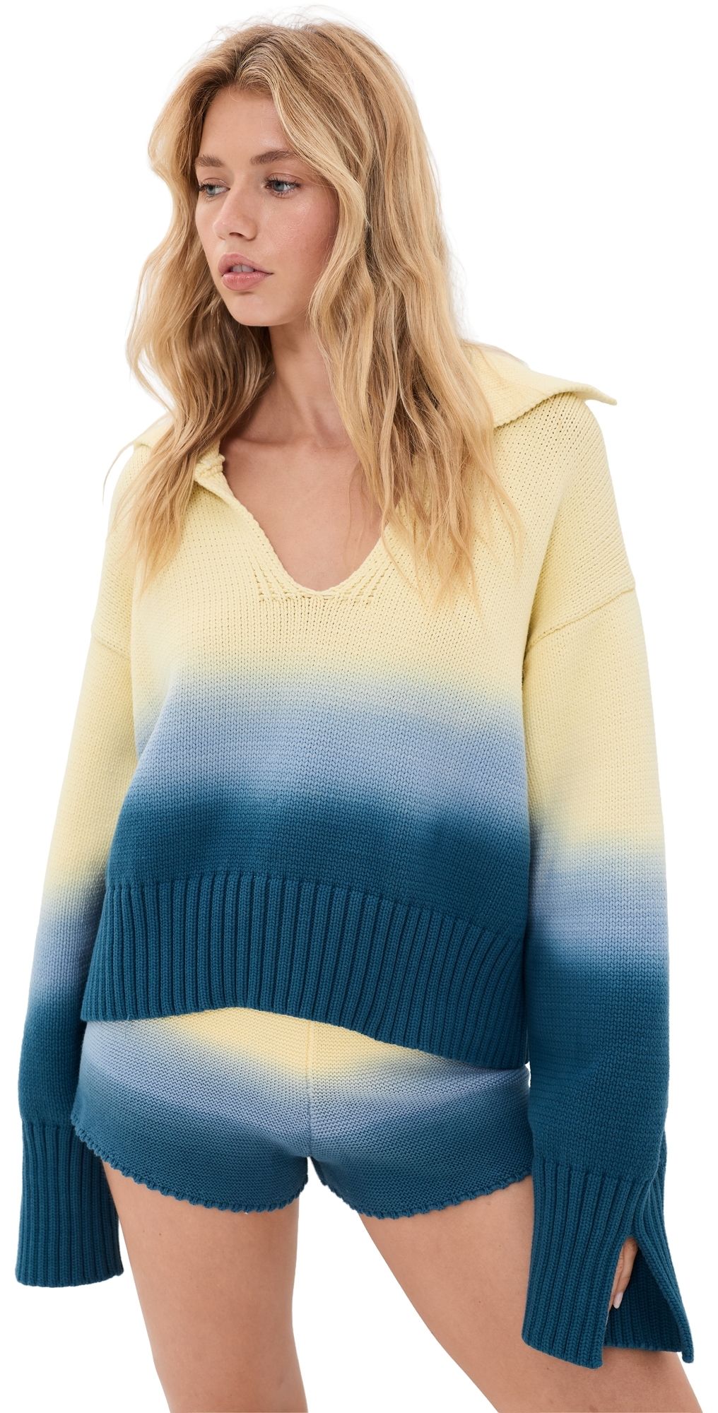 Solid & Striped The Lola Pullover Danish Butter/Deep Canal M