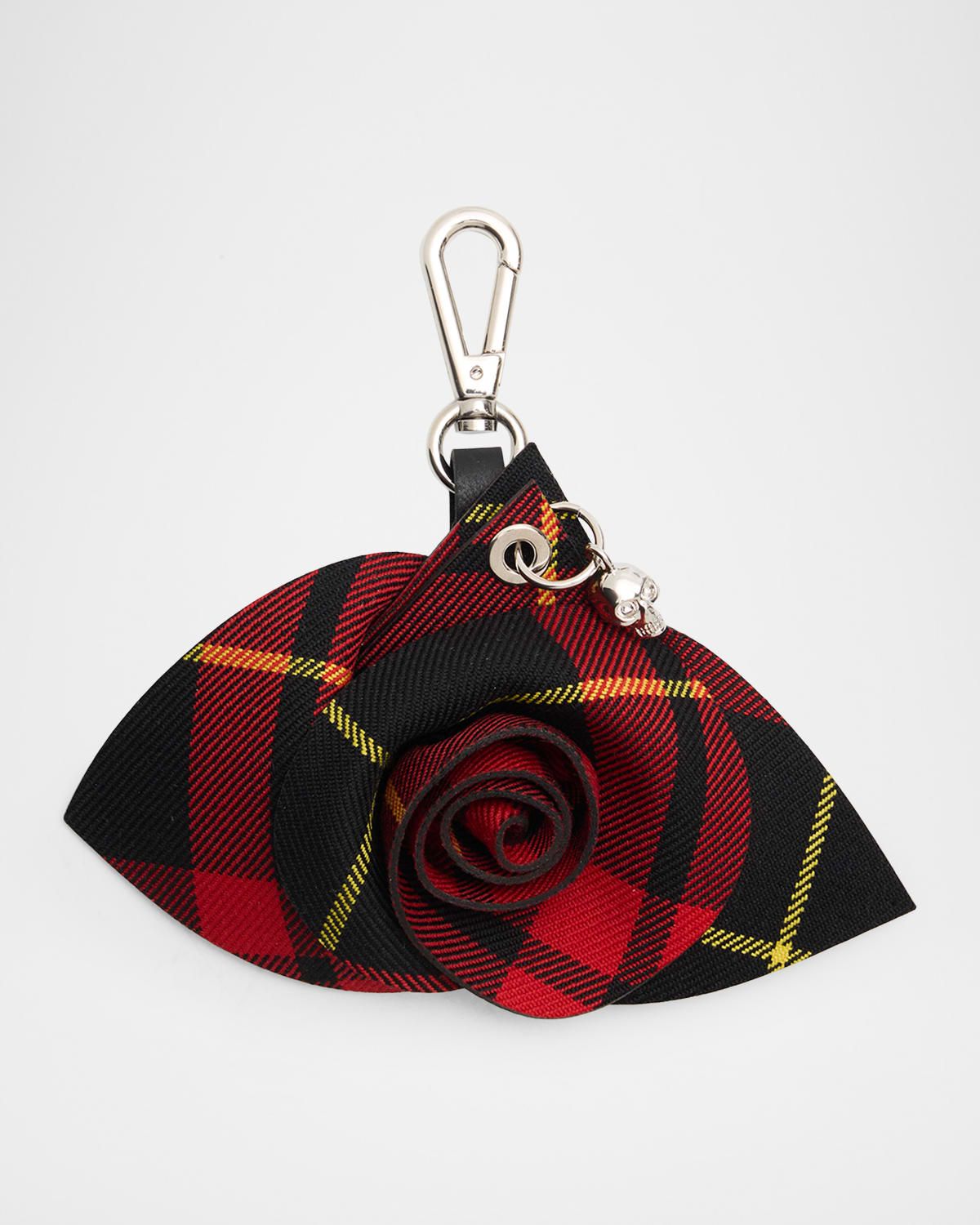 Rose Tartan Bag Charm
