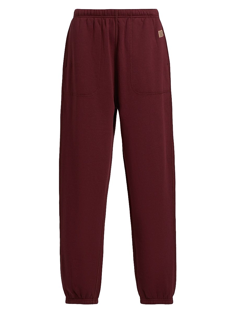 Women's Silksweats Cotton-Blend Joggers - Calliope Wine - Size XS