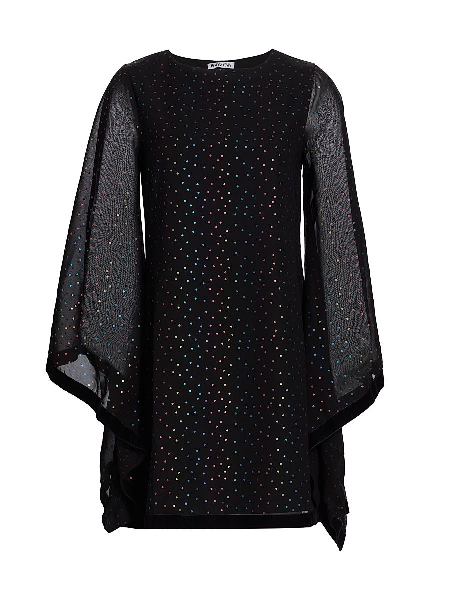 Women's Emily Polka Dot Minidress - Black - Size 6