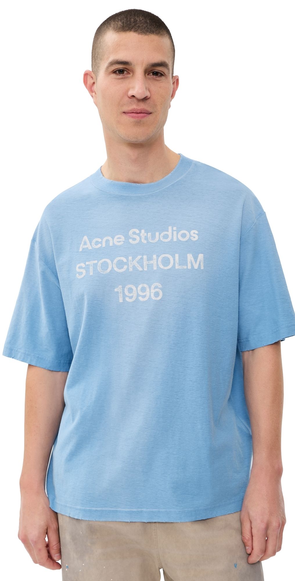 Acne Studios Exford U 1996 Tee Cornflower Blue S