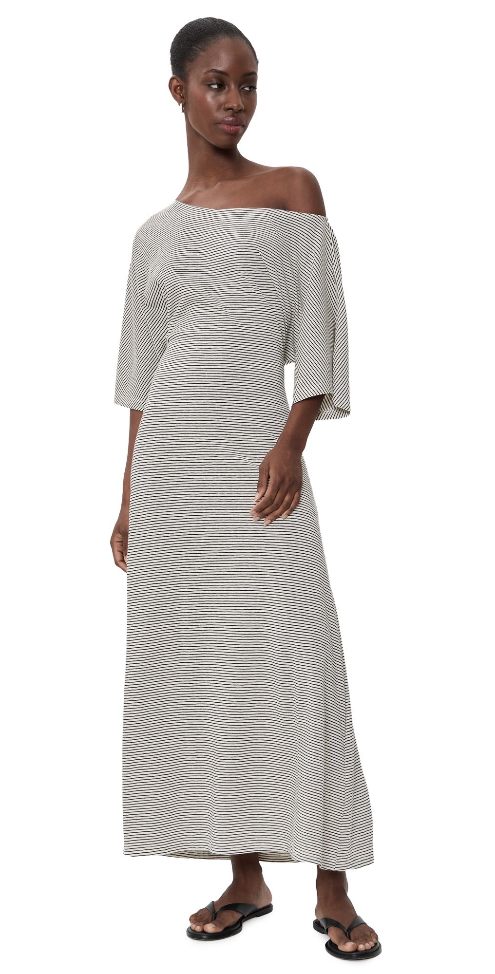 VRG GRL Amalie Maxi Dress Stripe XS