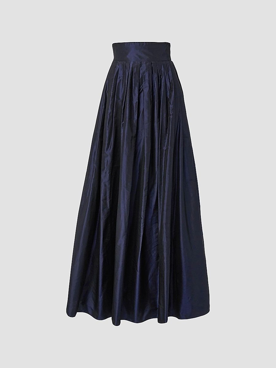 Carolina Herrera Women's Icon Silk Taffeta Ball Skirt - Midnight - Size 4