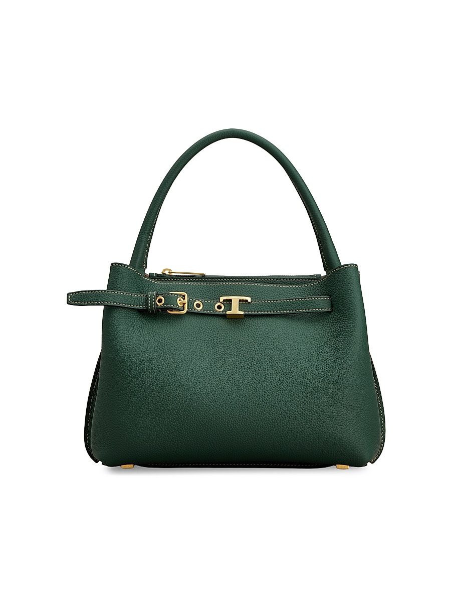 Women's Mini Leather Top Handle Bag - Sycamore