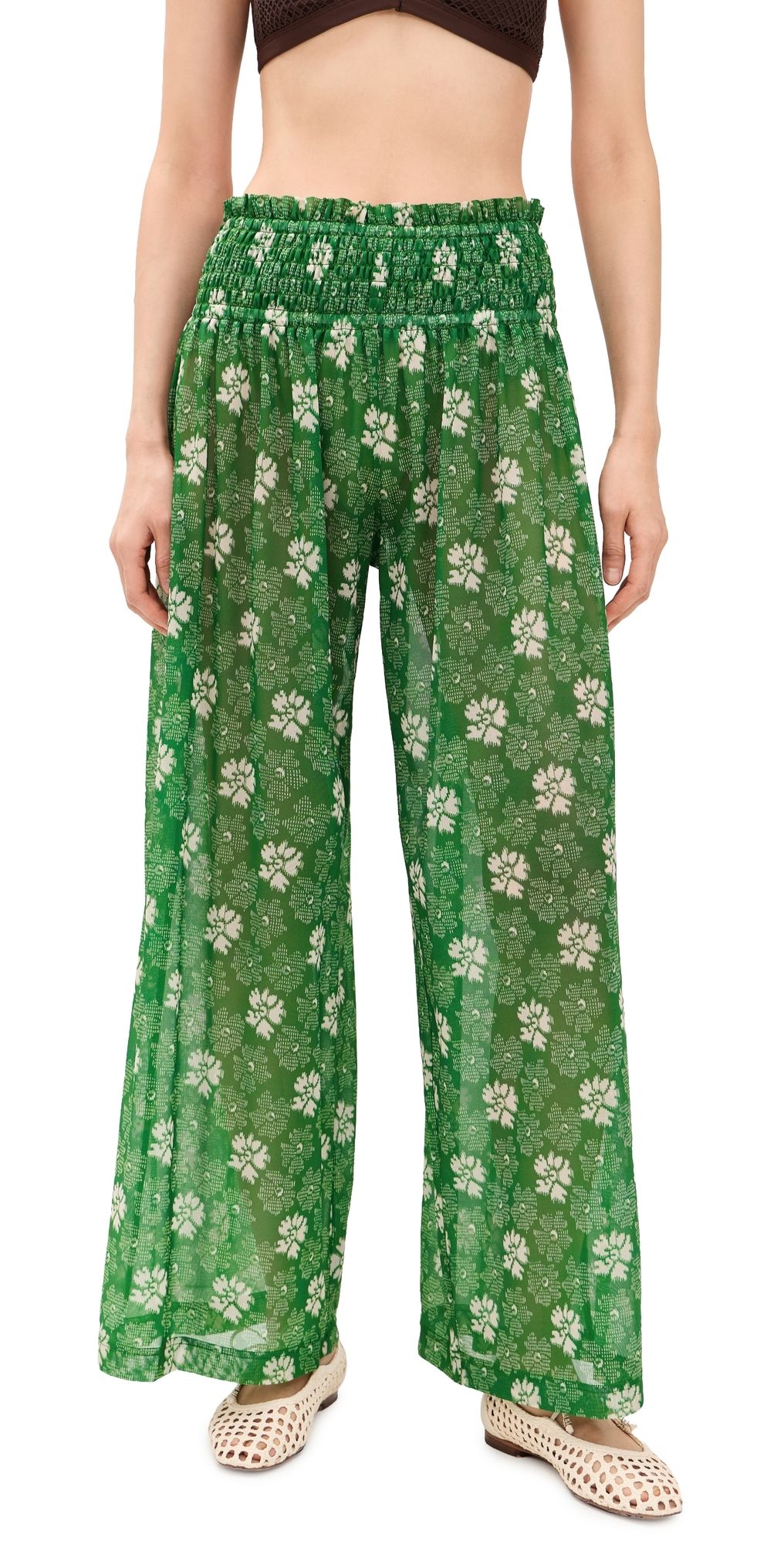 Sea Gloria Print Pants Green XL
