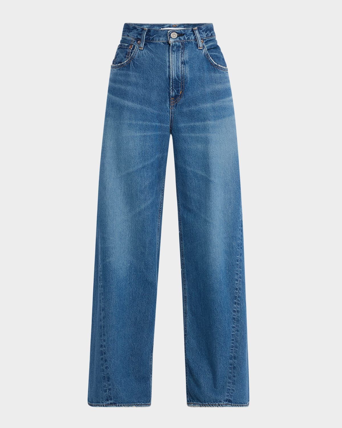 Atlanta Twisted Wide-Leg Jeans
