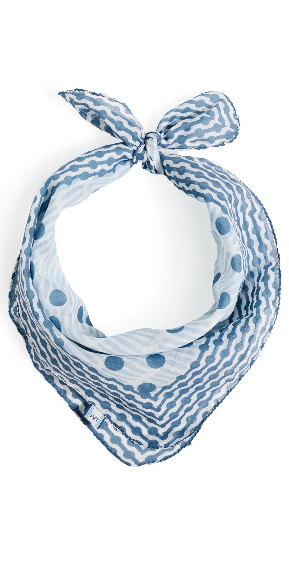 Lorna Murray Desert Kerchief Shibori Blue One Size