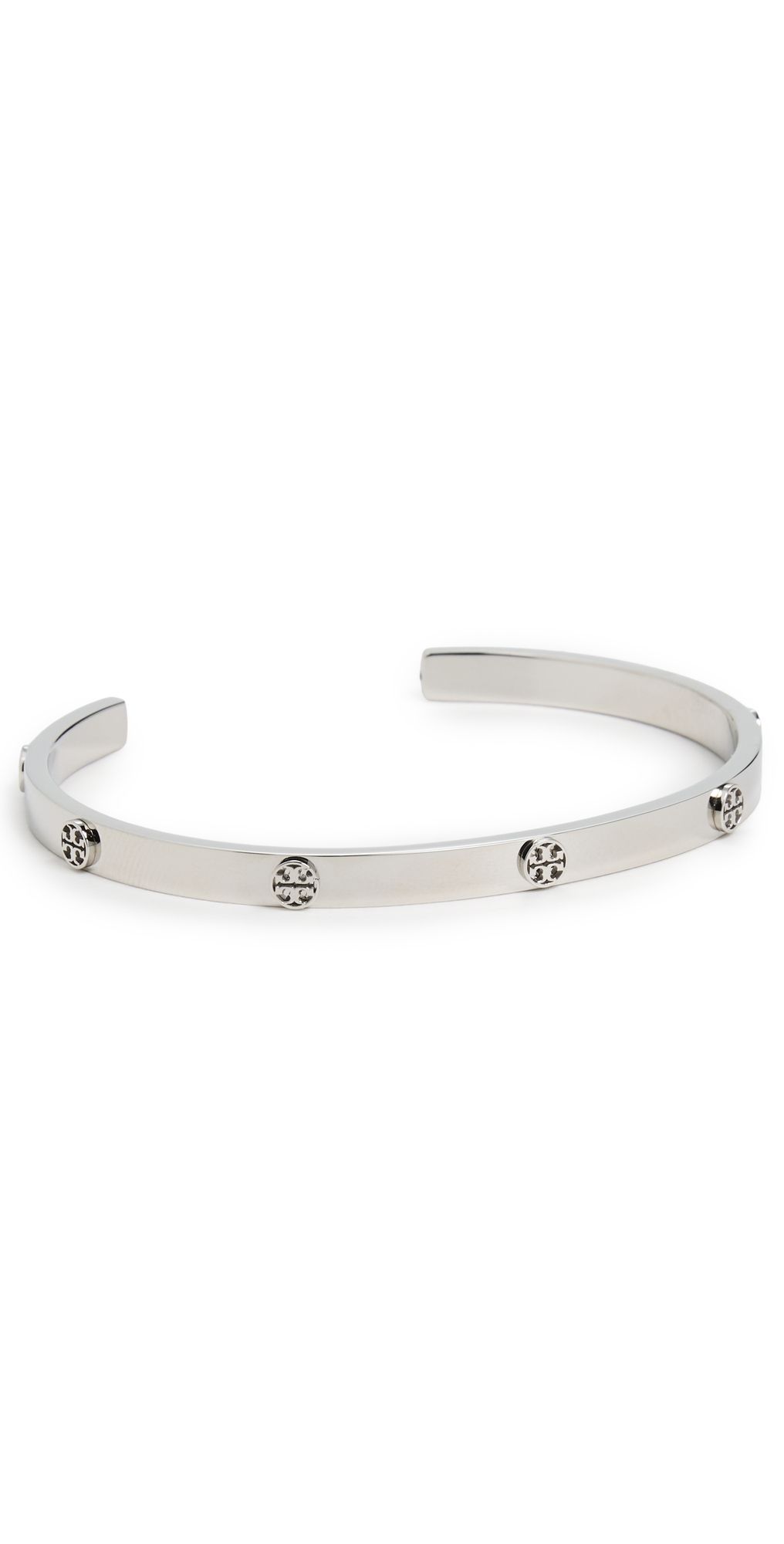 Tory Burch Icon Stud Cuff Tory Silver One Size