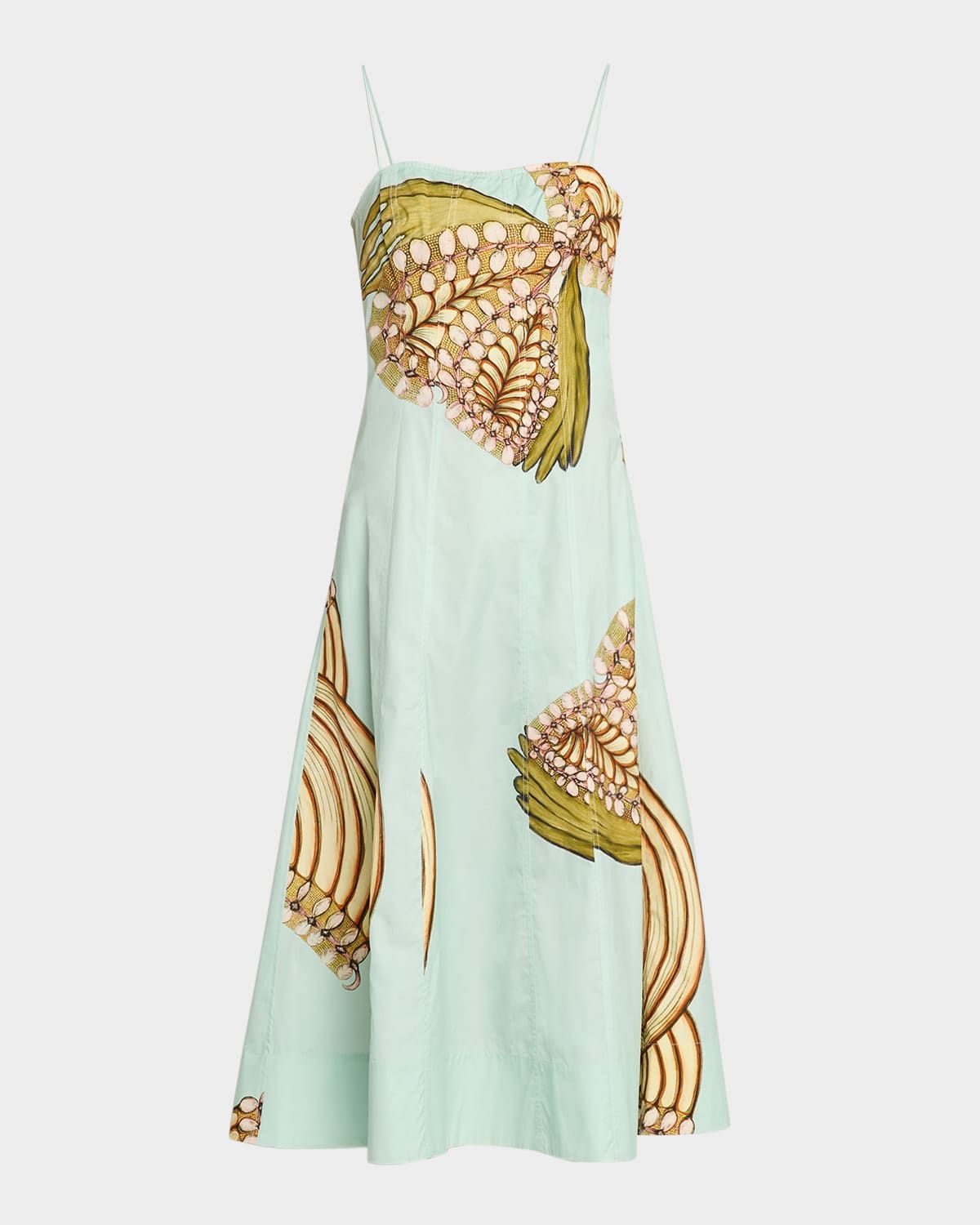 Vesela Floral Cotton Midi Dress