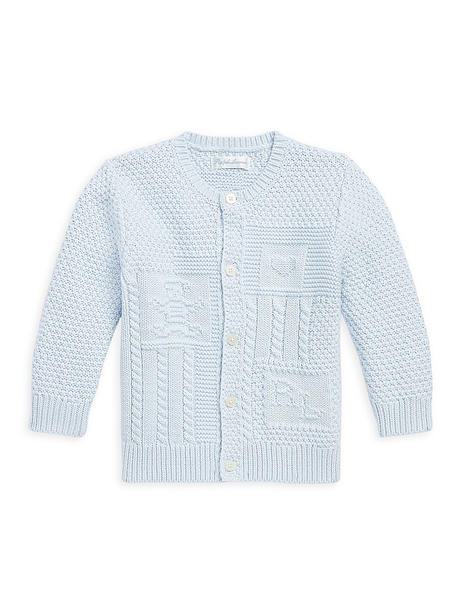 Baby Boy's Cotton Cardigan - Blue - Size 3 Months