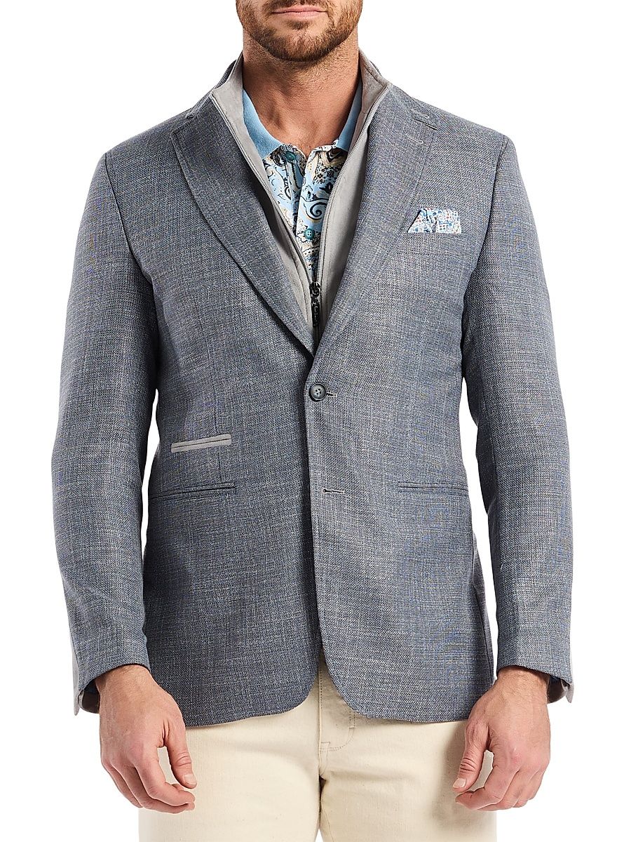 Men's Jetset XIII Sportcoat - Blue - Size 48
