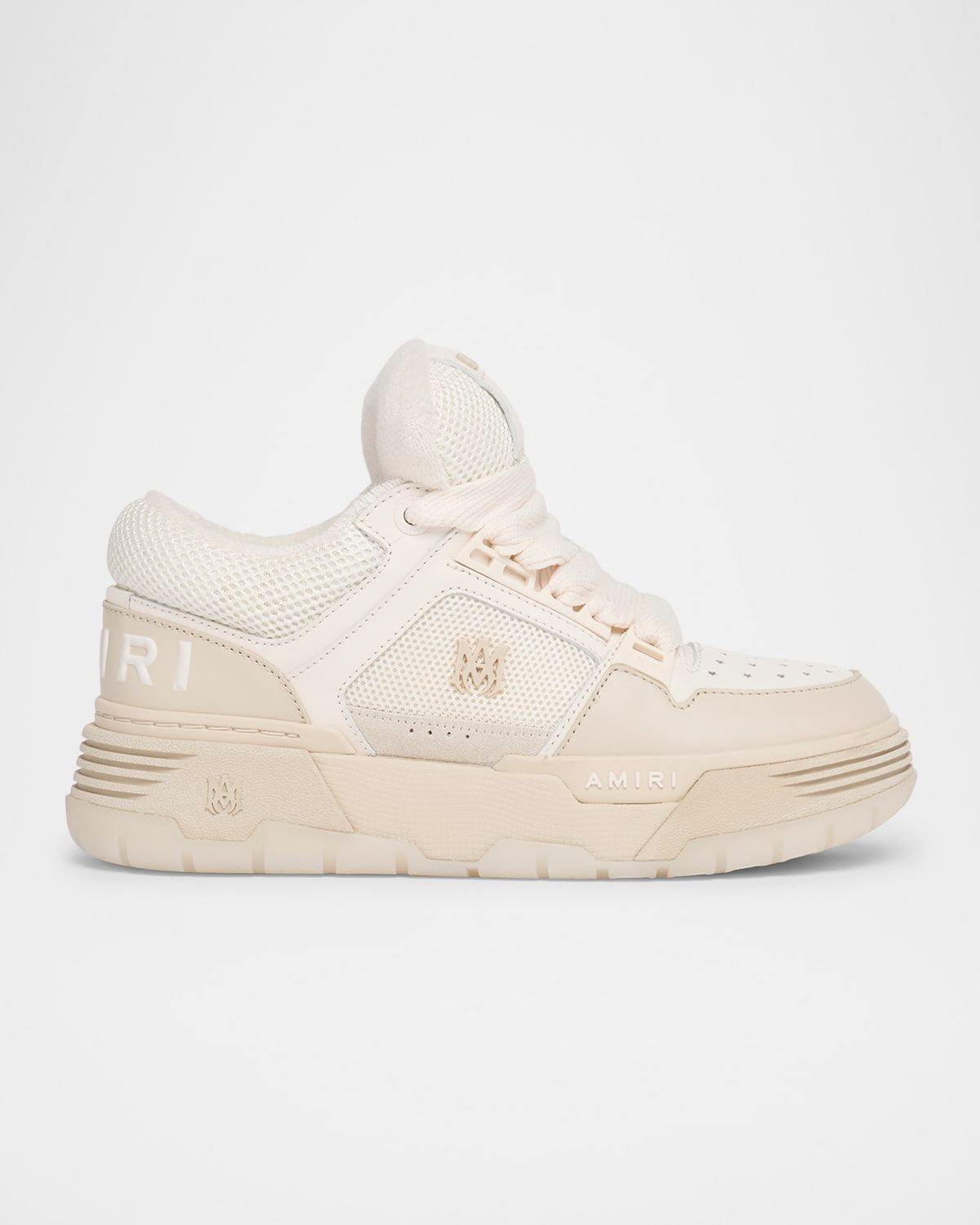 MA-1 Mesh & Leather Chunky Sneakers