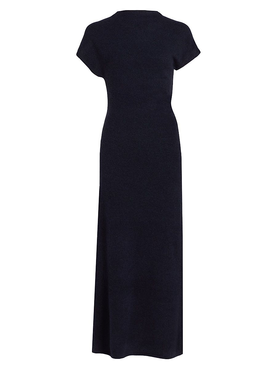 Women's Abie Wool-Blend Midi-Dress - Navy - Size XS