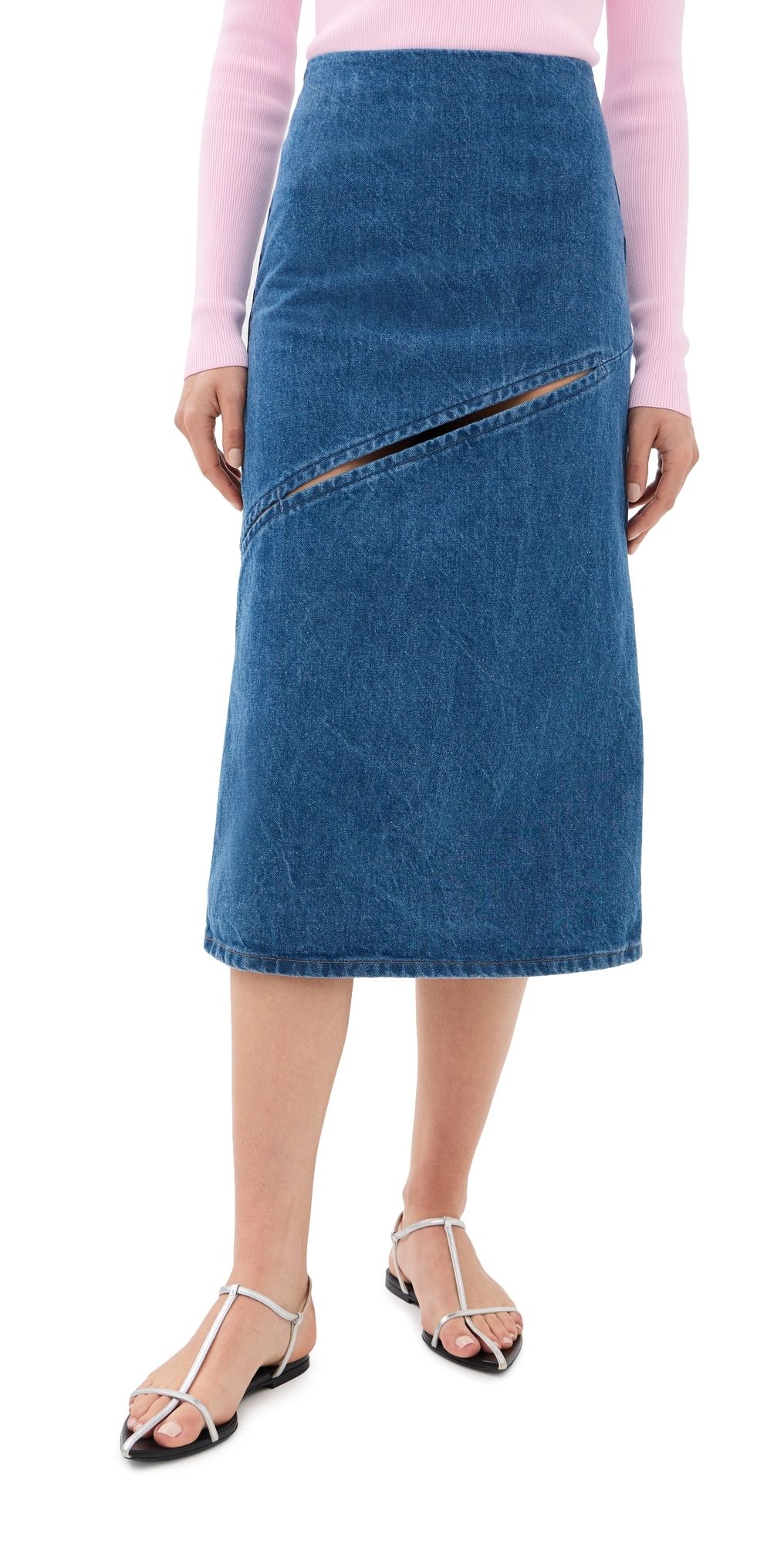 Jil Sander Denim Skirt Medium Denim 38