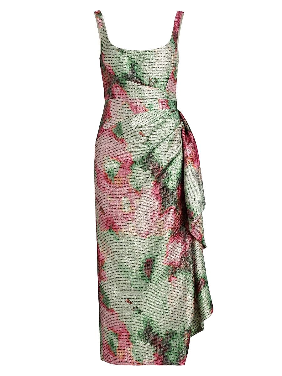 Women's Florence Floral Jacquard Dress - Size 8