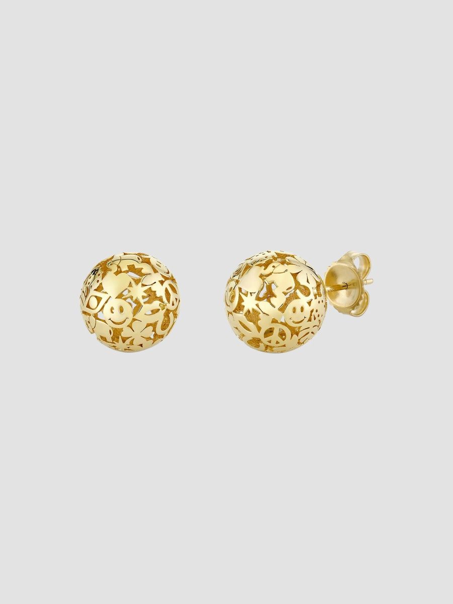 Sydney Evan Women's Icon 14K Yellow Gold Stud Earrings - Gold