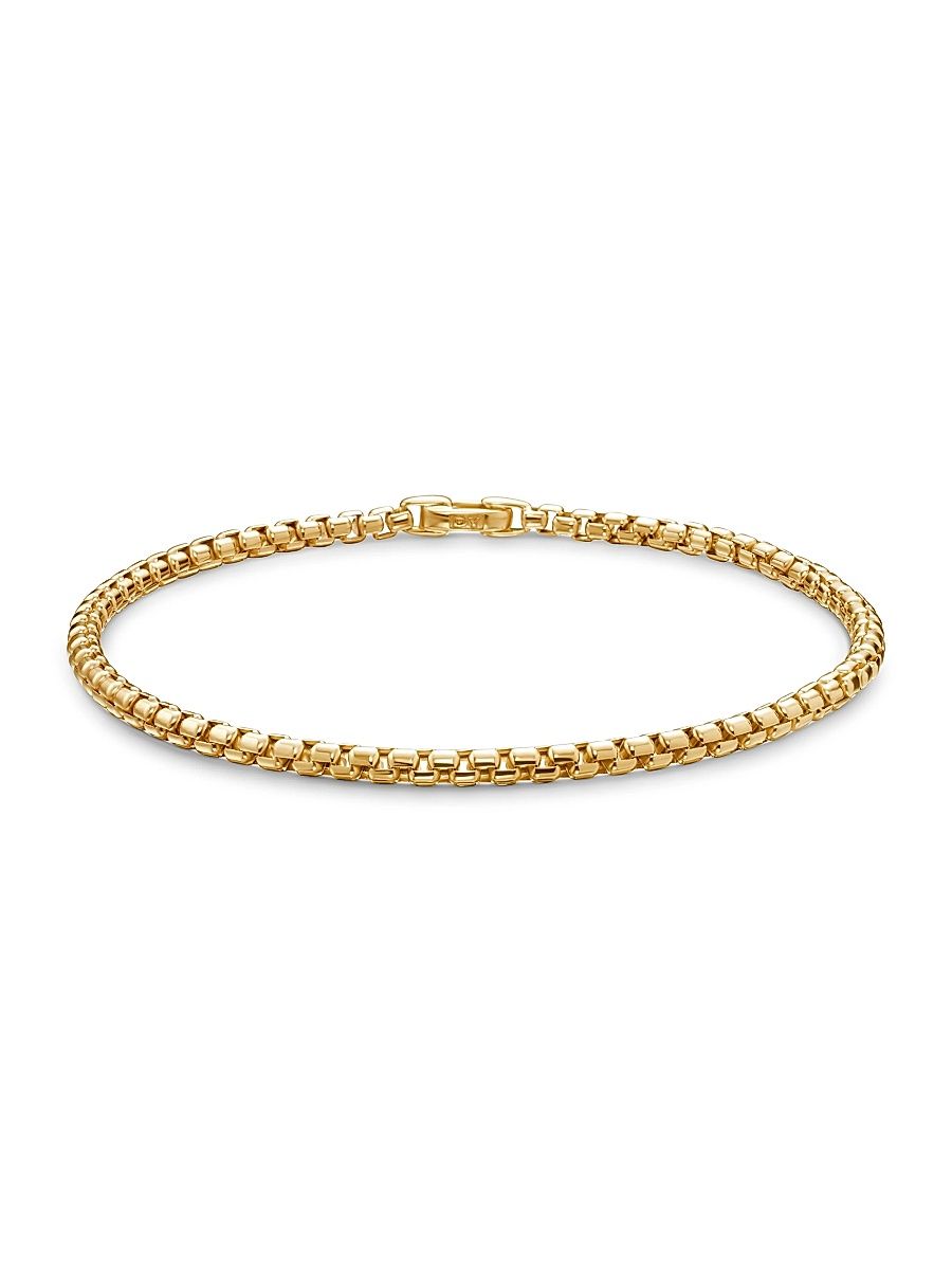 Women's DY Bel Aire Chain Bracelet in 18K Yellow Gold - Gold - Size Medium
