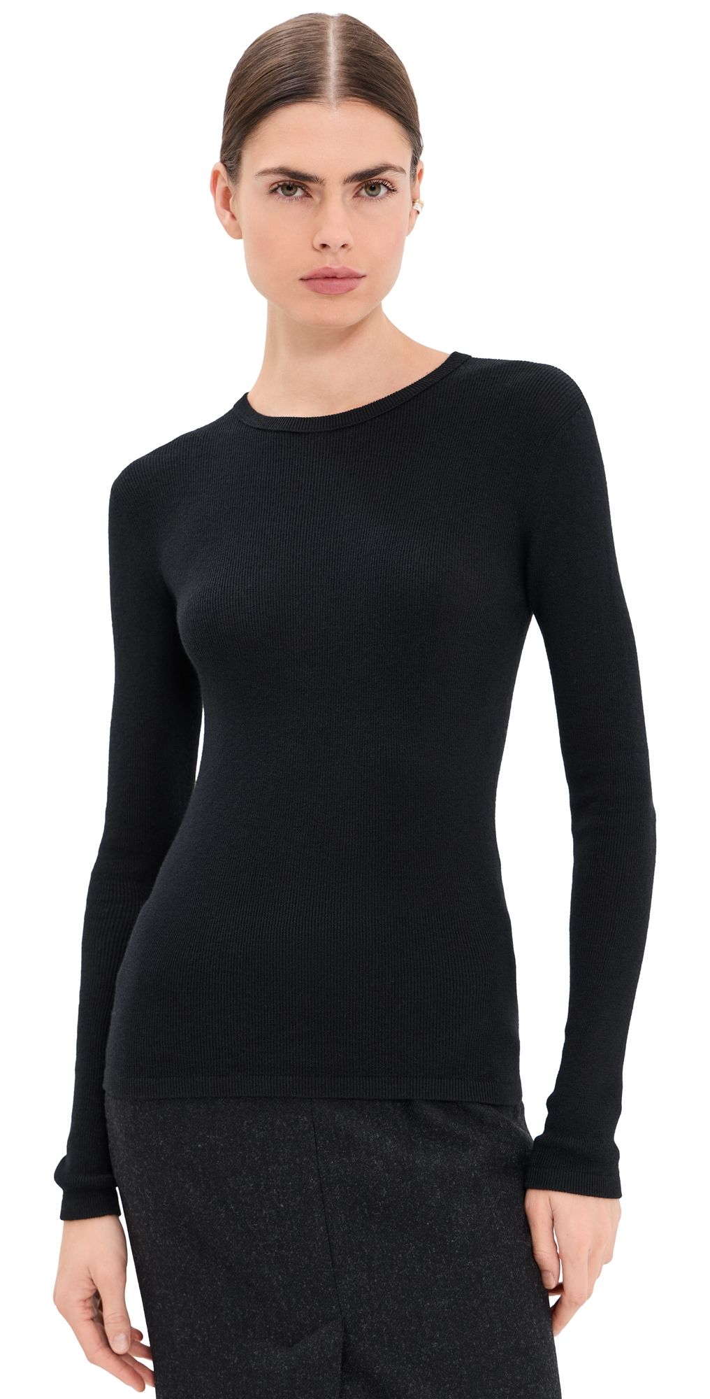 LISA YANG Vivian Long Sleeved Sweater Noir 0