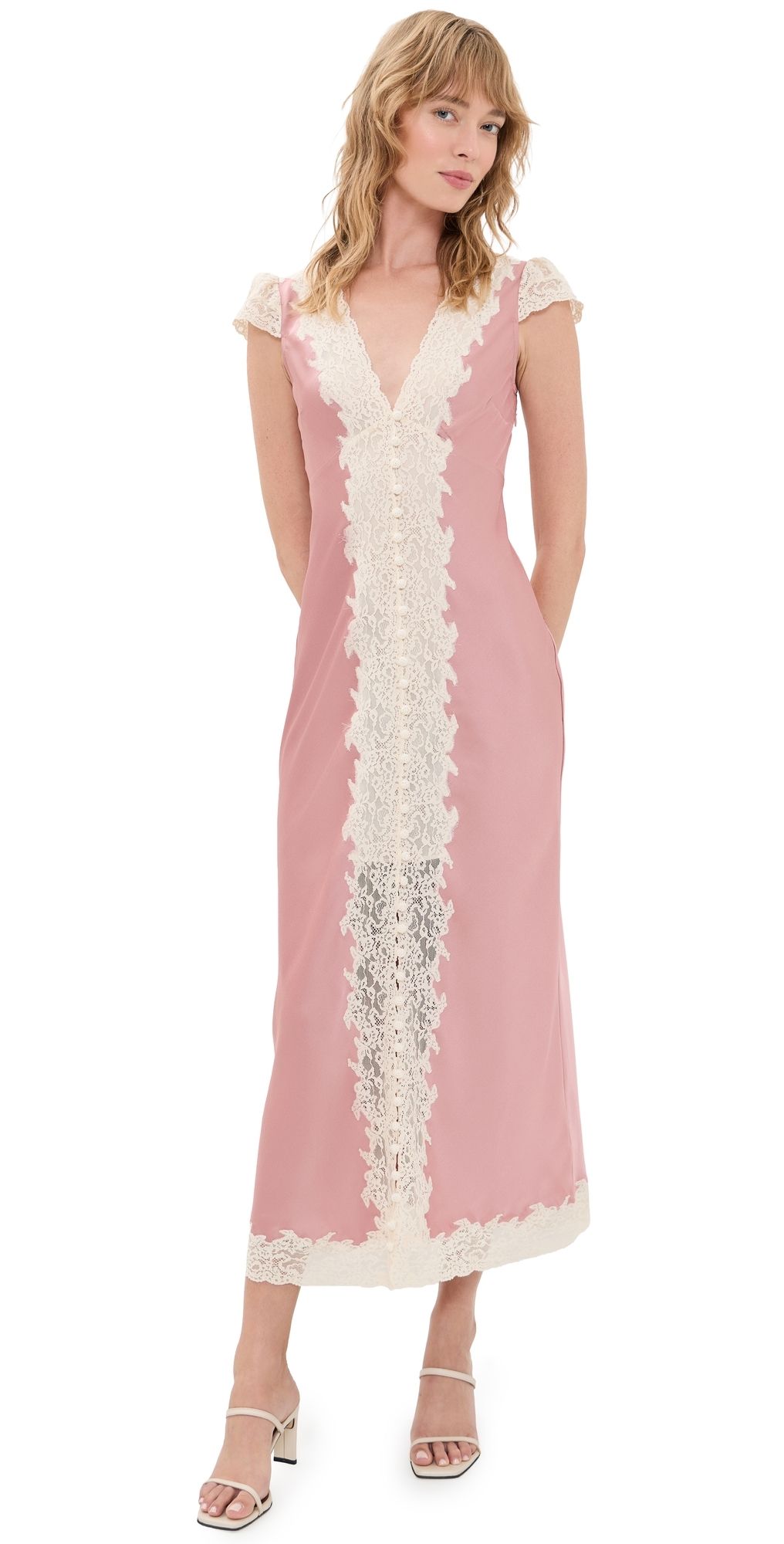 LoveShackFancy Para Dress Flushed Nude 6