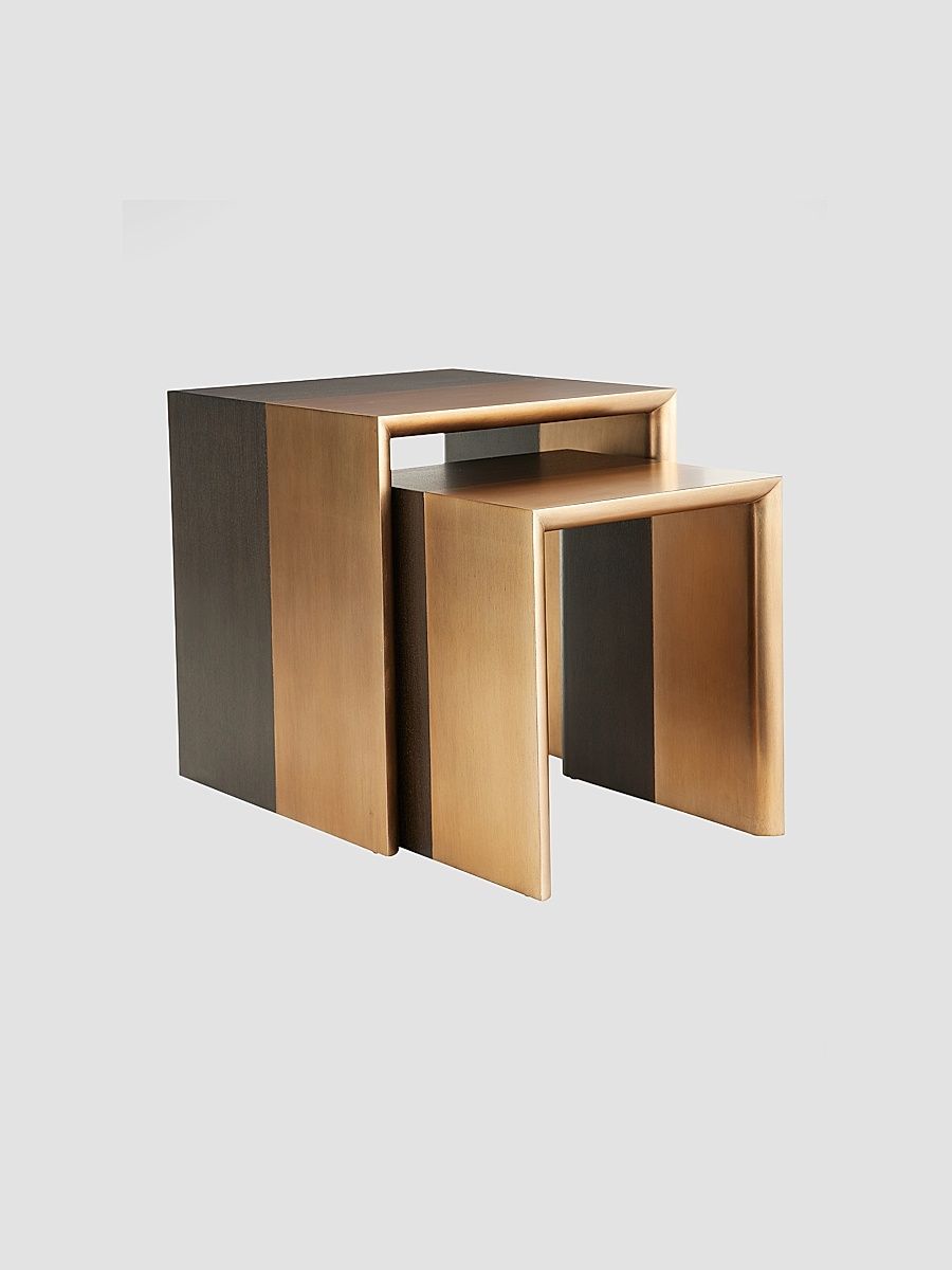 Kiersten 2-Piece Nesting Table Set - Brown