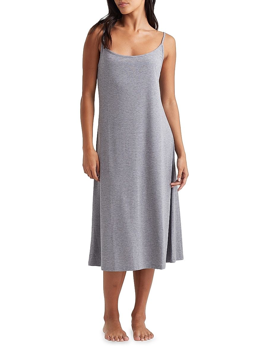 Women's Juliette Jersey Nightie - Grey - Size Medium