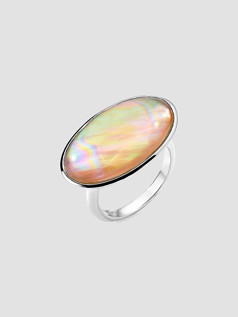 Ippolita Women's Rock Candy Ondine Sterling Silver & Multi-Stone Ring - Brown Shell - Size 7