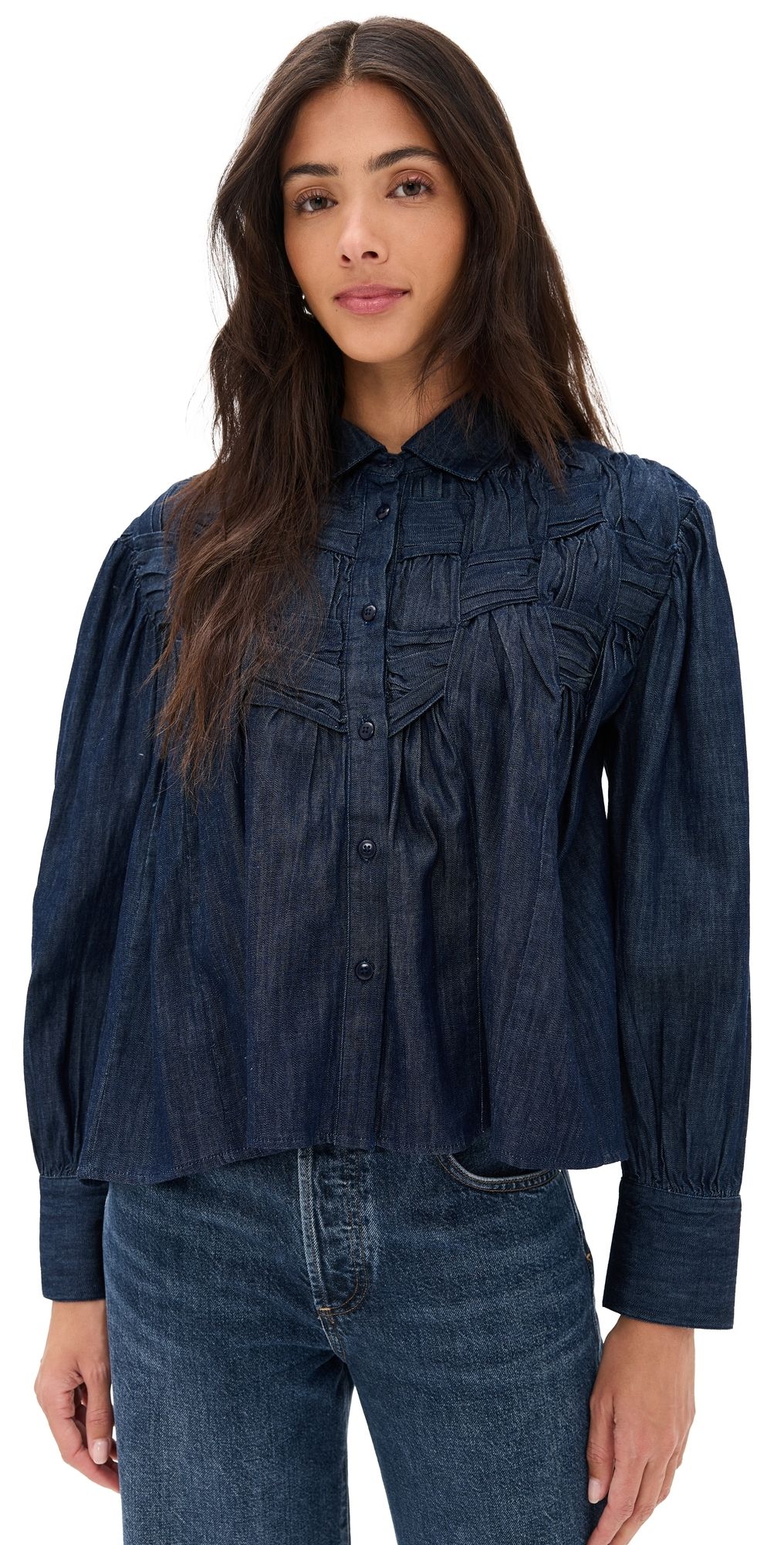 Merlette Georgica Top Dark Wash M