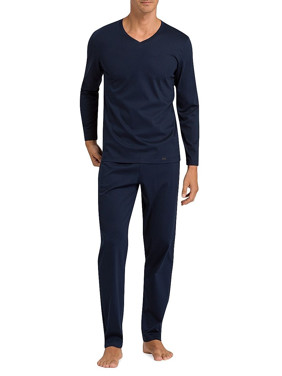 Men's Night Selection 2-PIece Pajama Set - Deep Navy - Size XXL