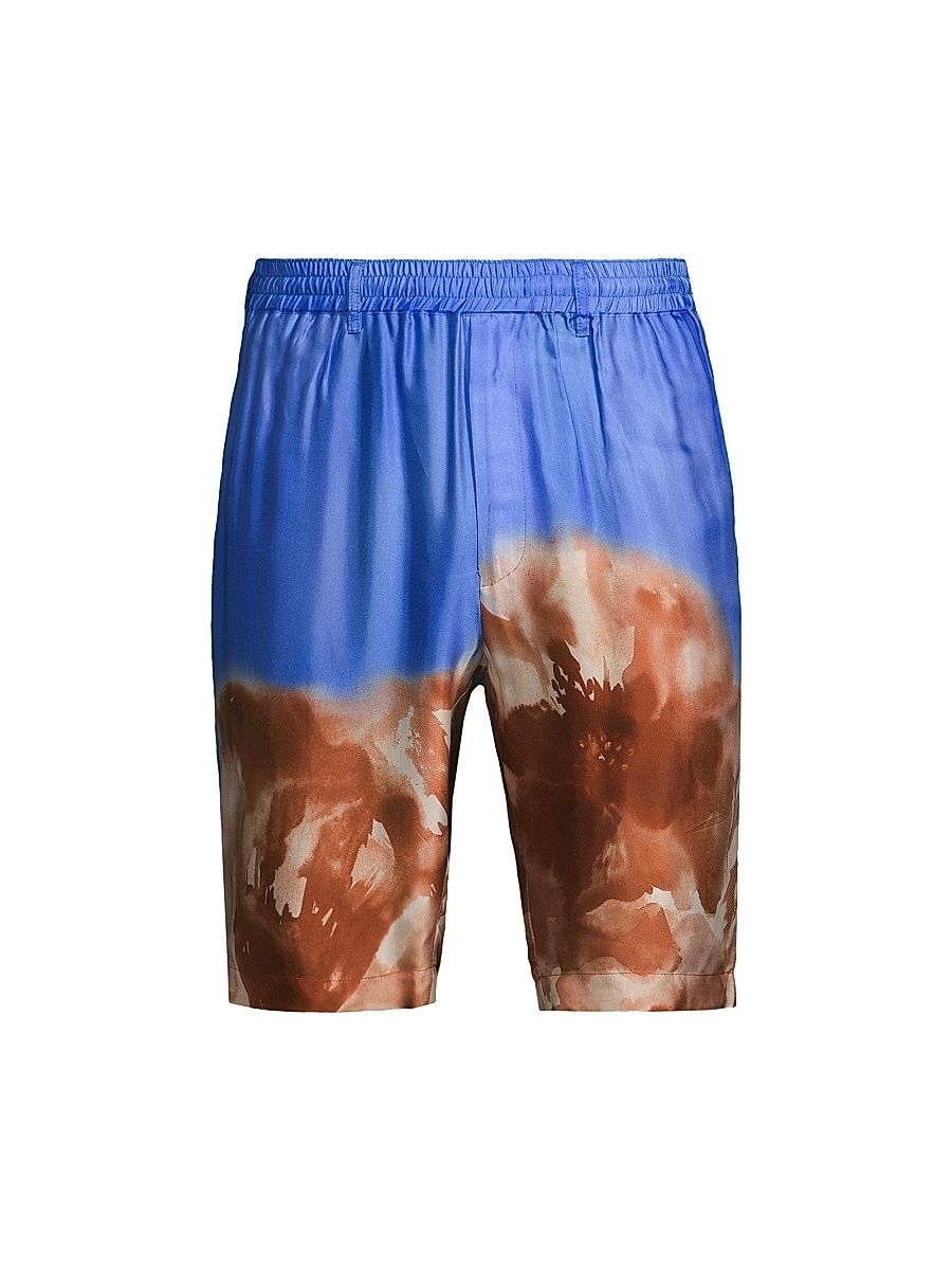 Men's Rocky Graphic Shorts - Border Stripe - Size Large