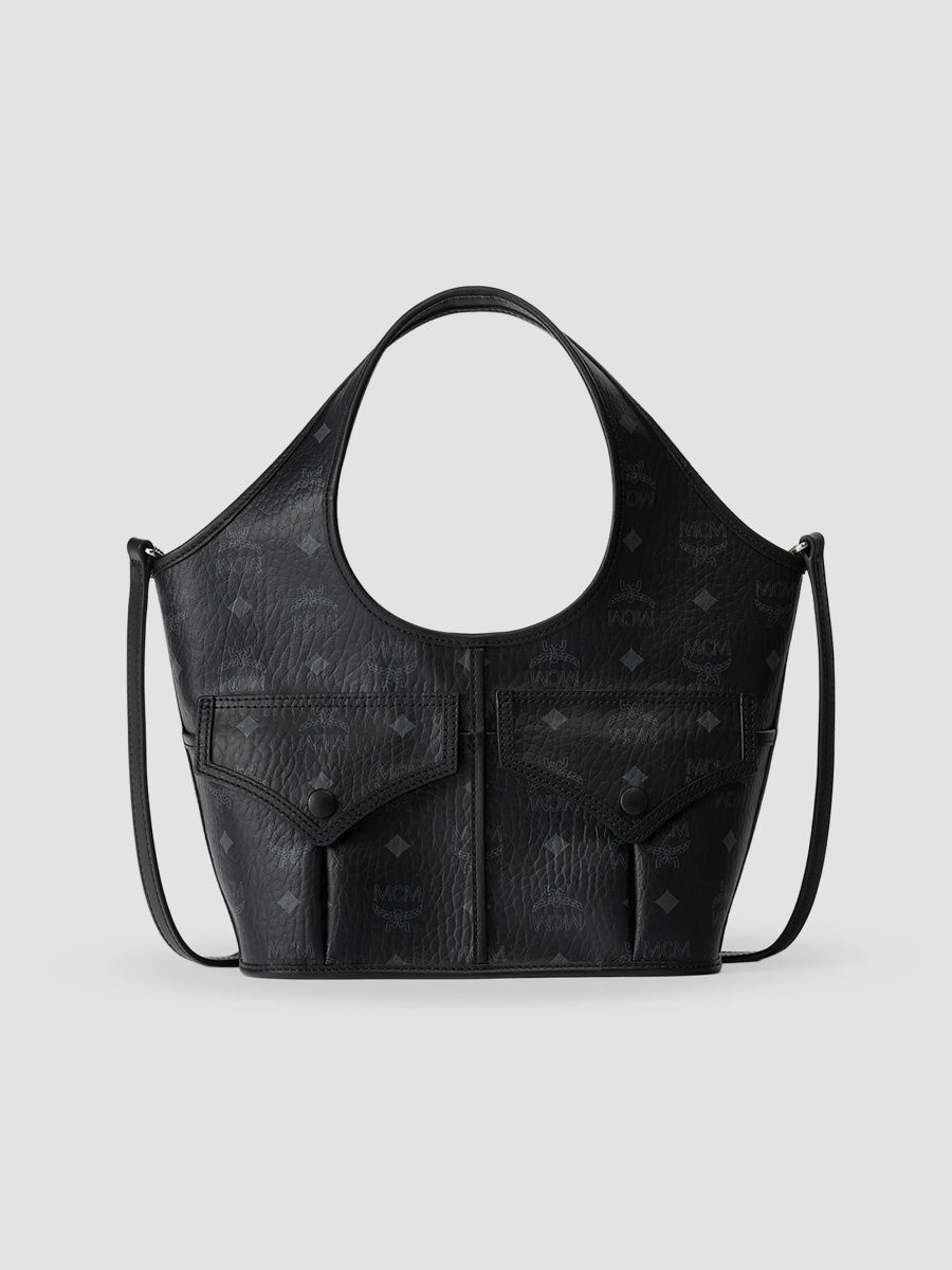 MCM Women's Leni Small Shopper Bag - Black
