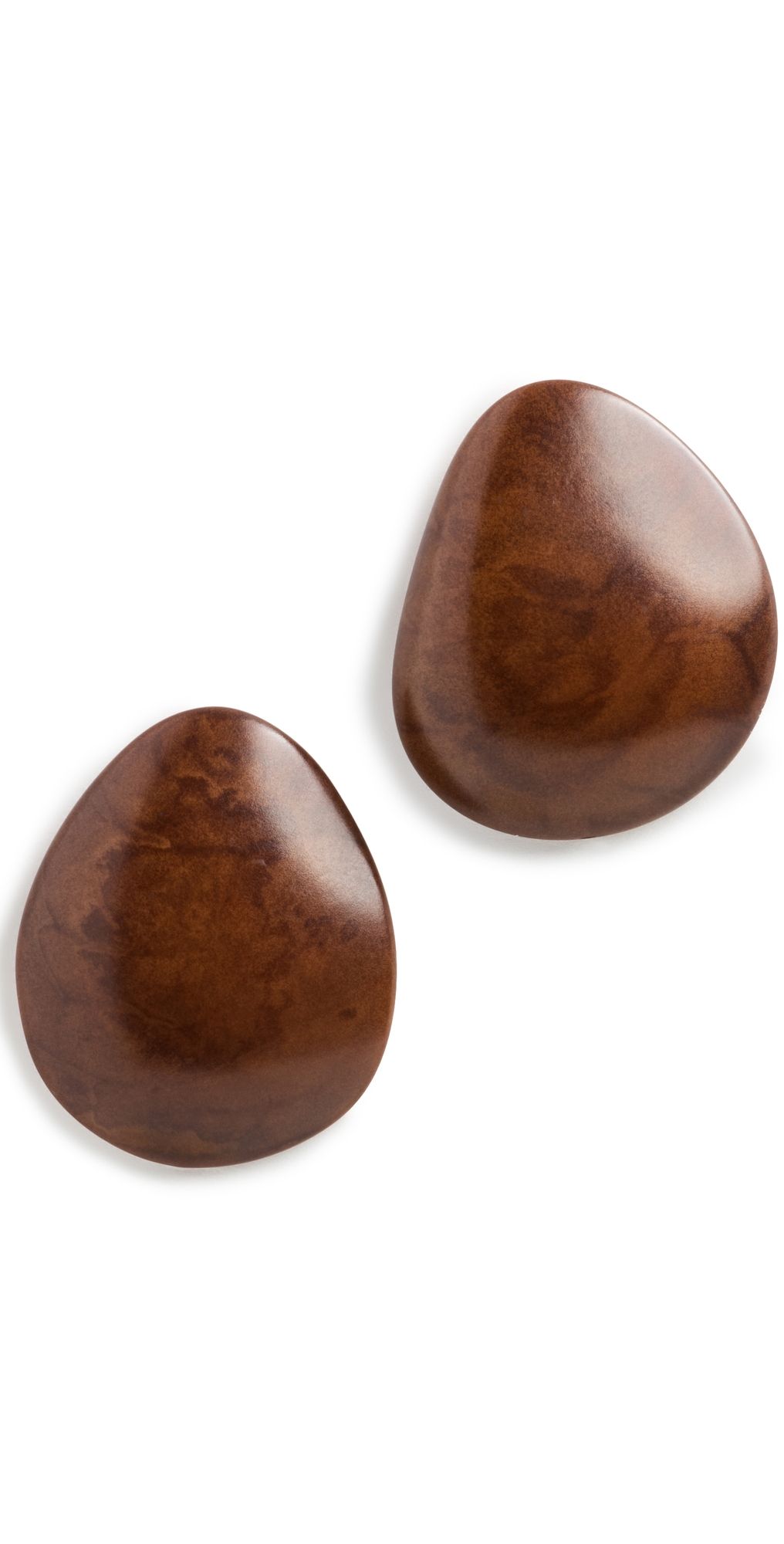 Hunting Season The Small Tagua Earrings Cognac One Size