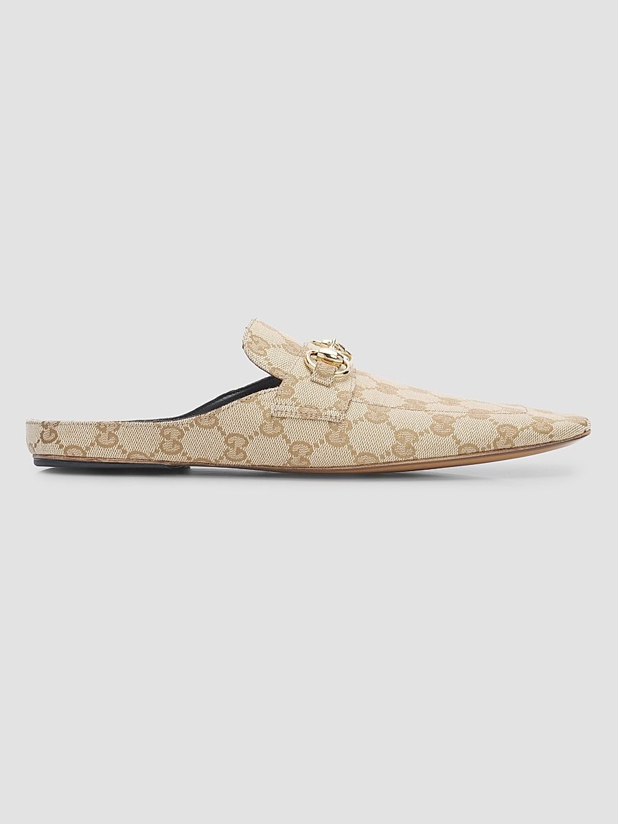 Women's Ragazzo GG Canvas Mules - Vintage Sand - Size 11.5