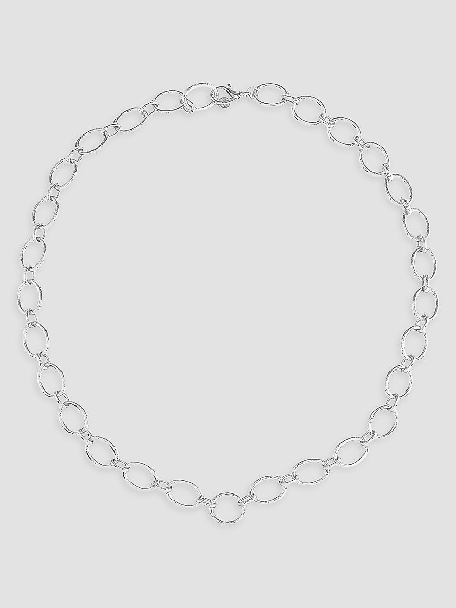 Women's Cheval Sterling Silver-Plated Chain Necklace - Sterling Silver