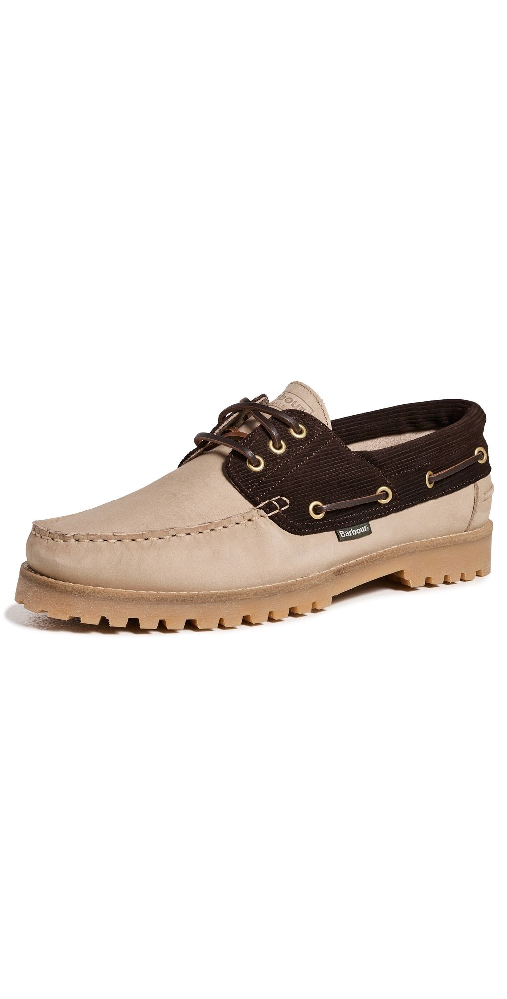 Barbour Deck Boat Shoes Sand/Brown 13