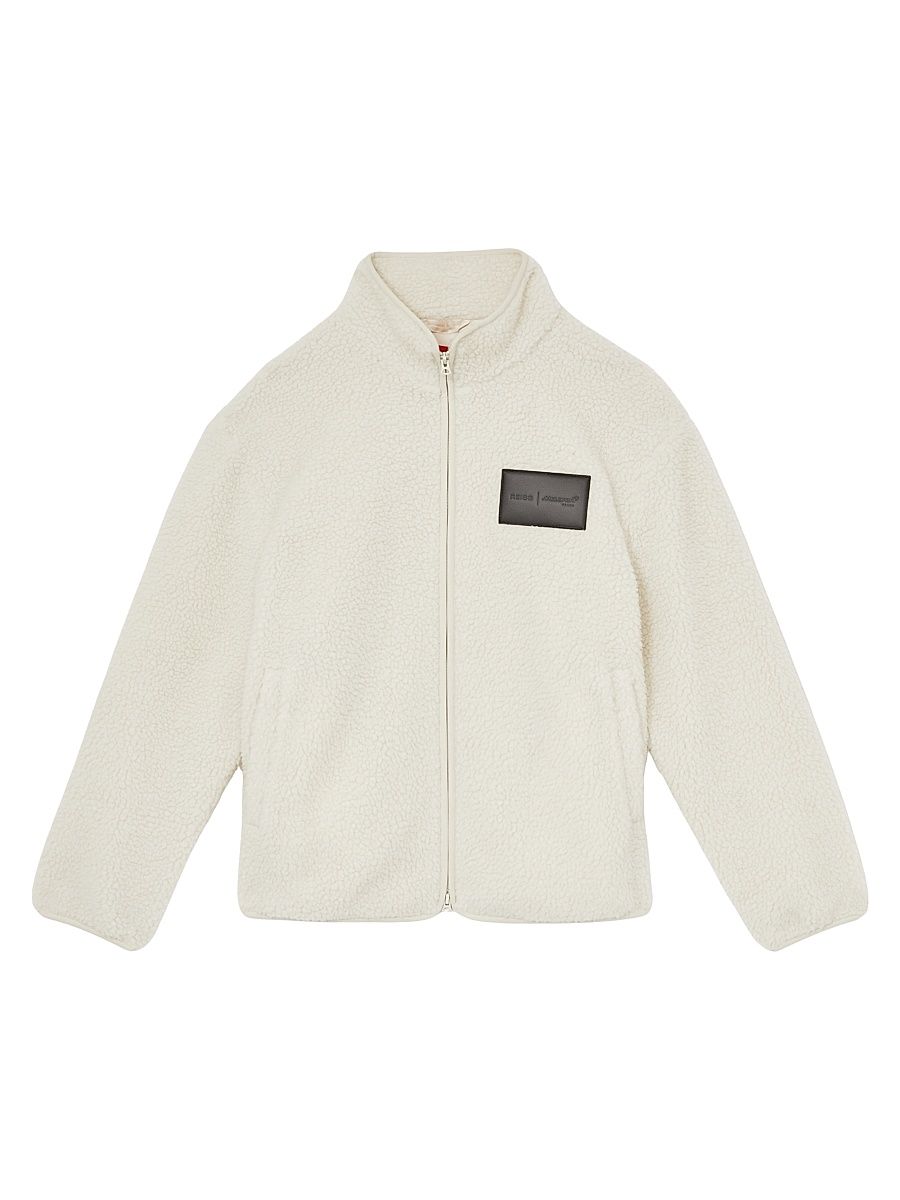 Men's Reiss x McLaren F1 Team Snoop Fleece Jacket - Off White - Size Large