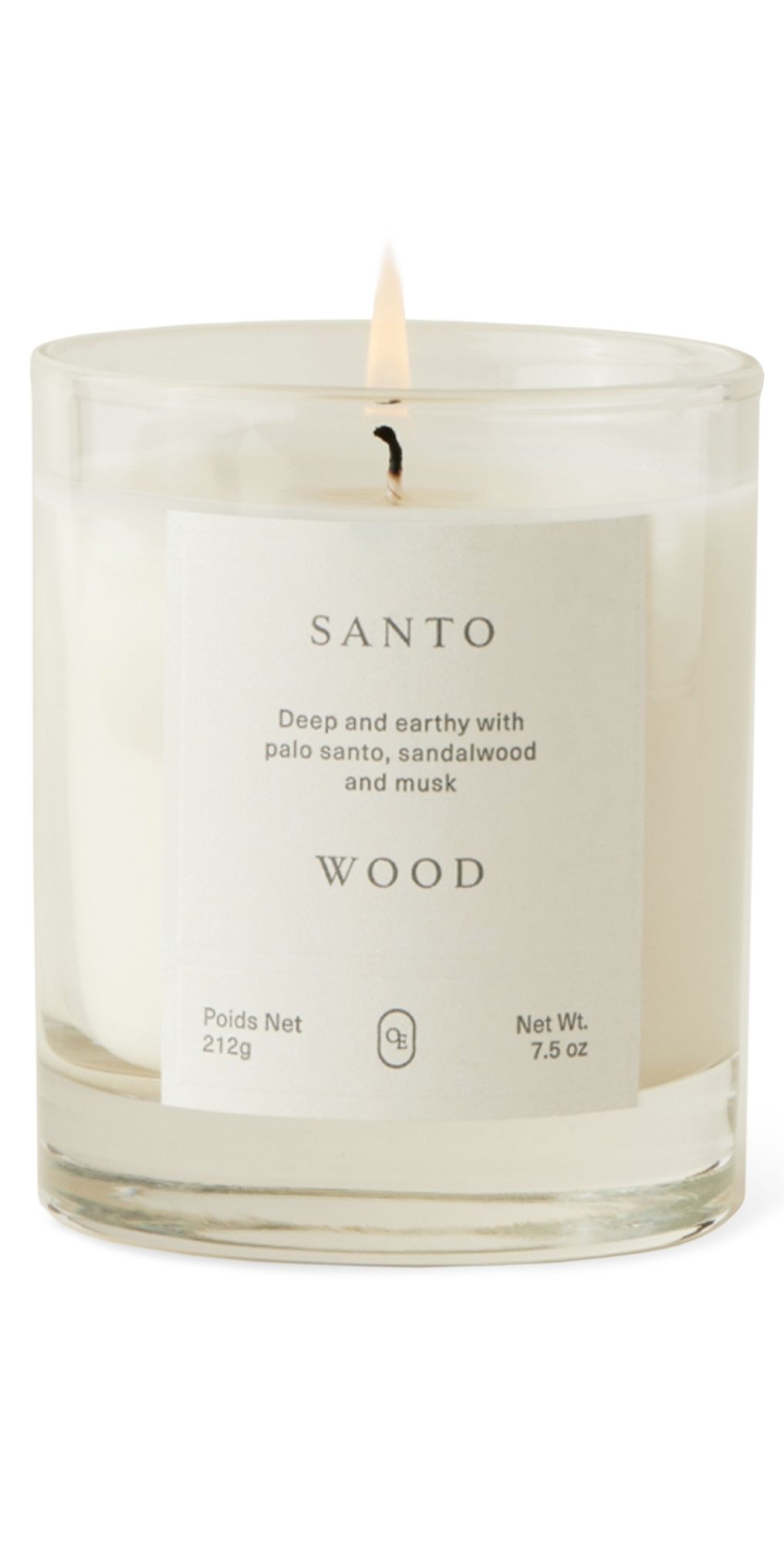 Oak Essentials Santo Wood Candle No Color 7.5 oz/212 mL